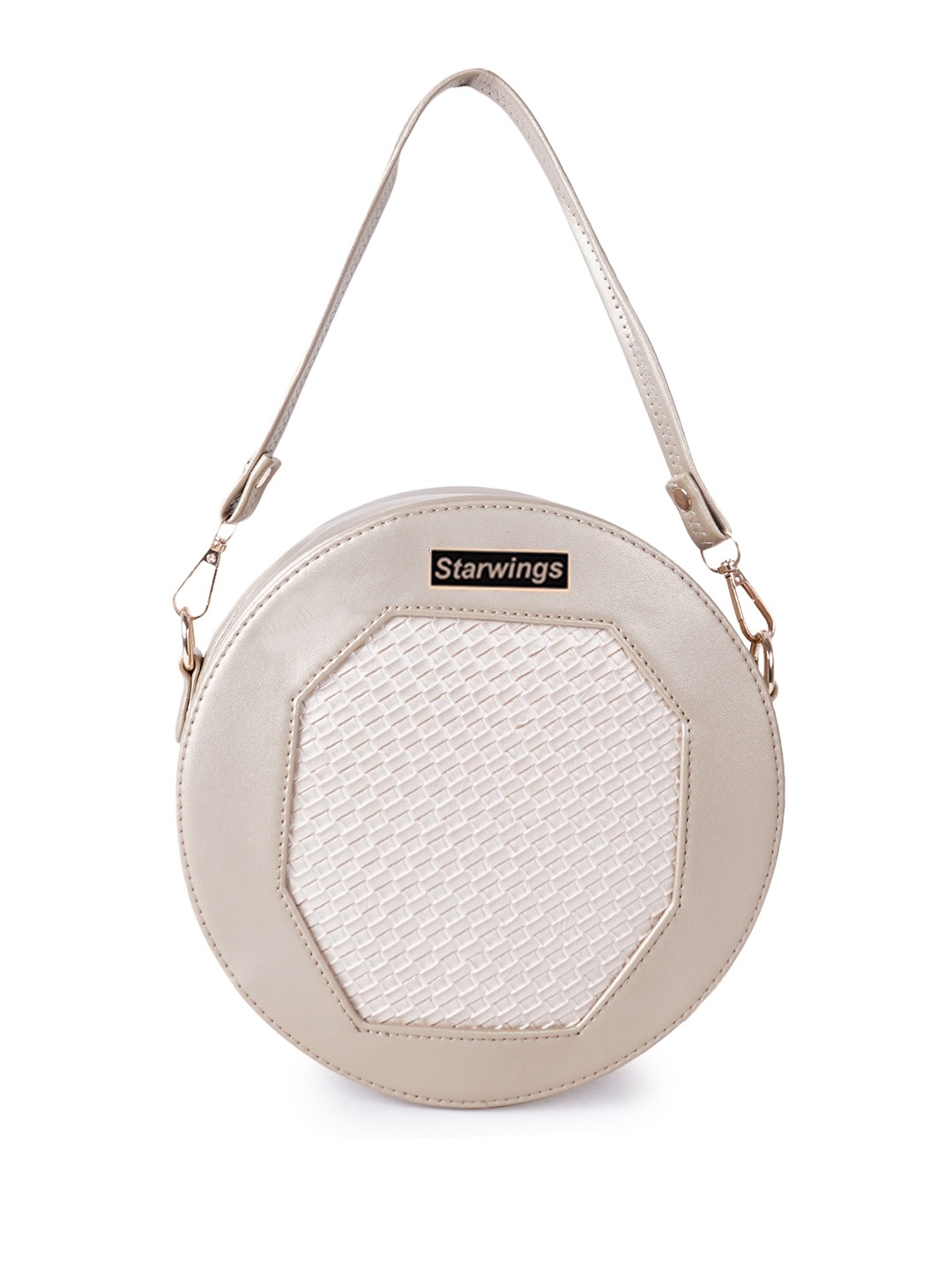 

STARWINGS Women Solid Sling Bag, Beige