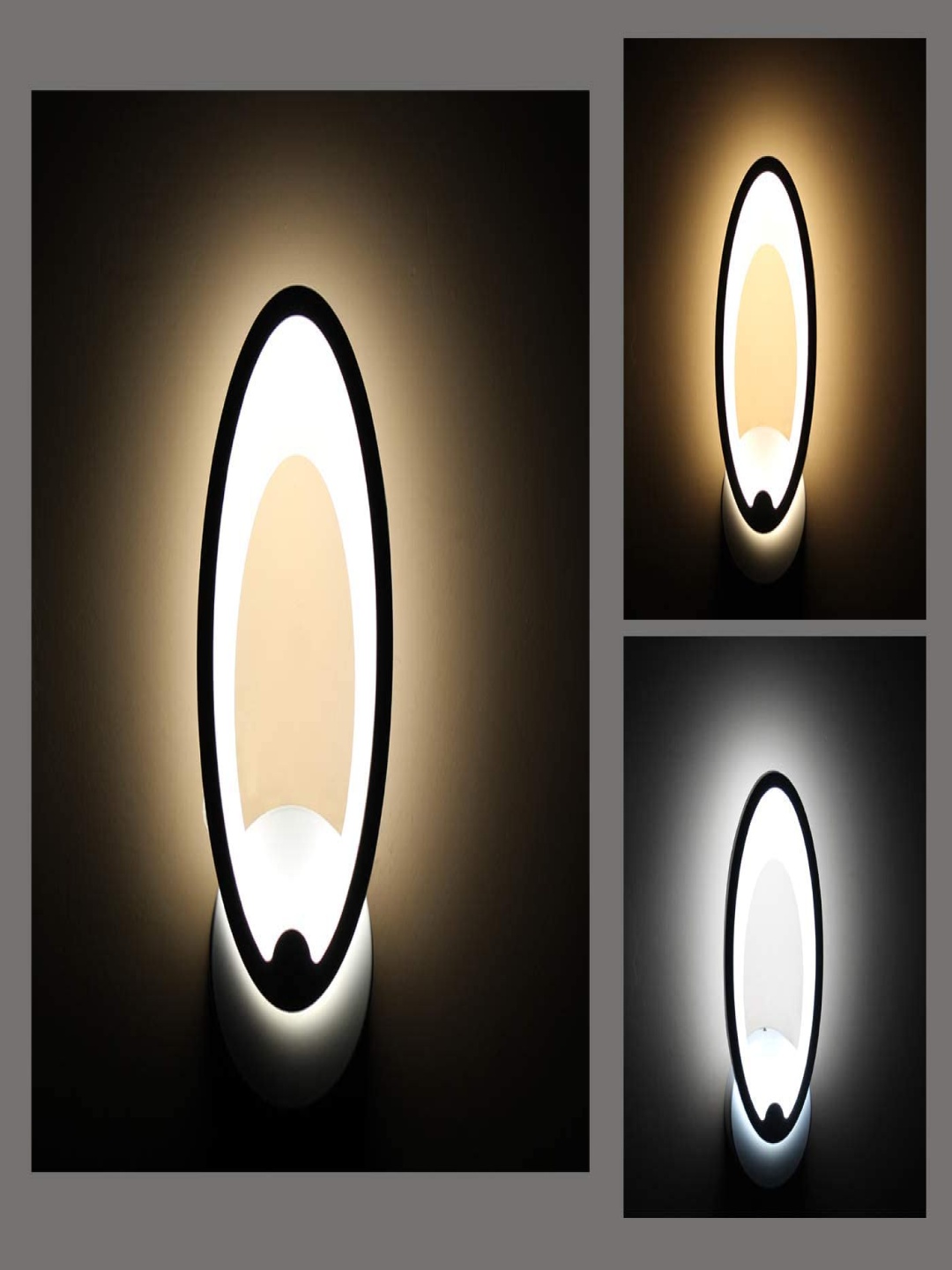

GAUVIK White & Black Metal Contemporary Spherical Shaped Wall Lamp