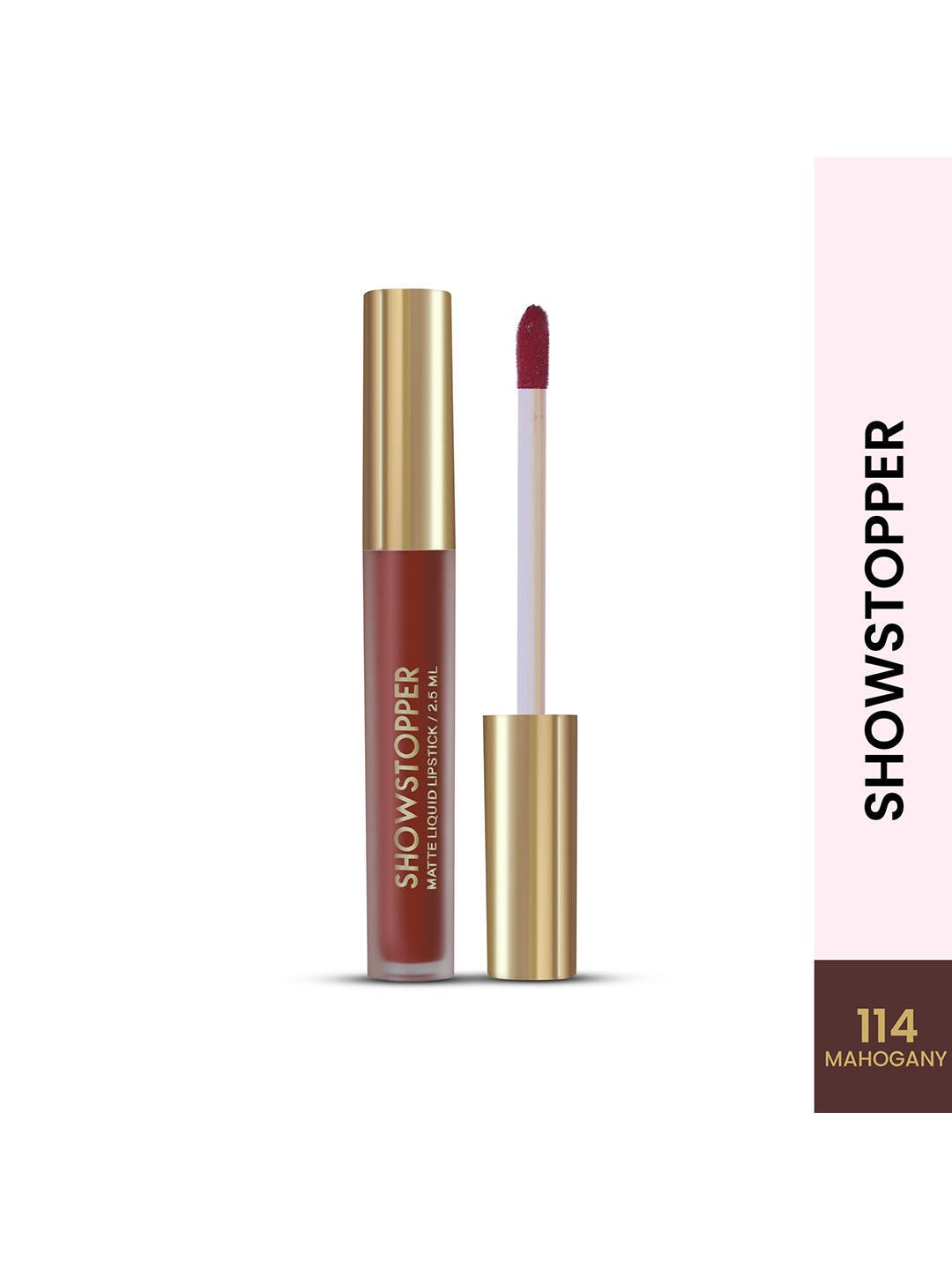 

Neyah Showstopper Soft Mousse Long Lasting Matte Liquid Lipstick 2.5g - Mahogany 114, Purple