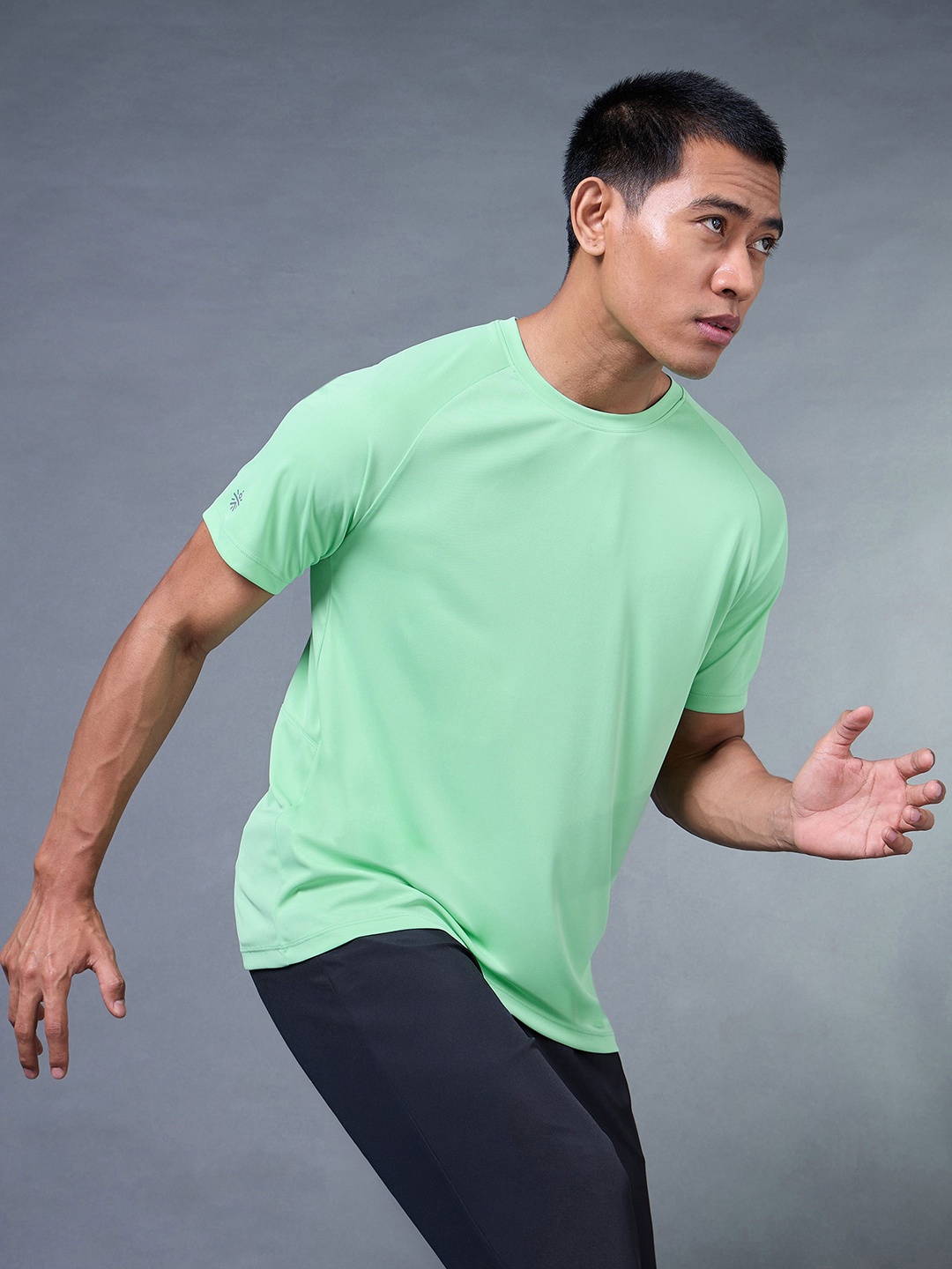 

CULT Men Training Sculpted Comfortech T-shirt, Green