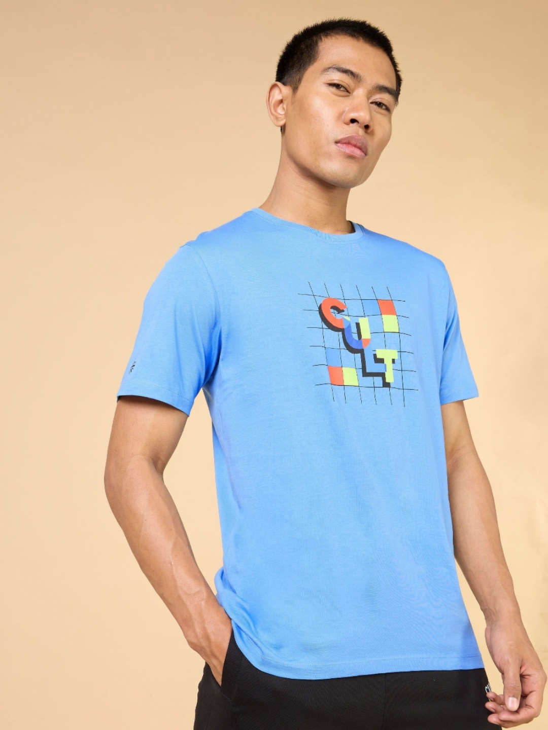 

CULT Men Own Your Graphic T-shirt, Blue