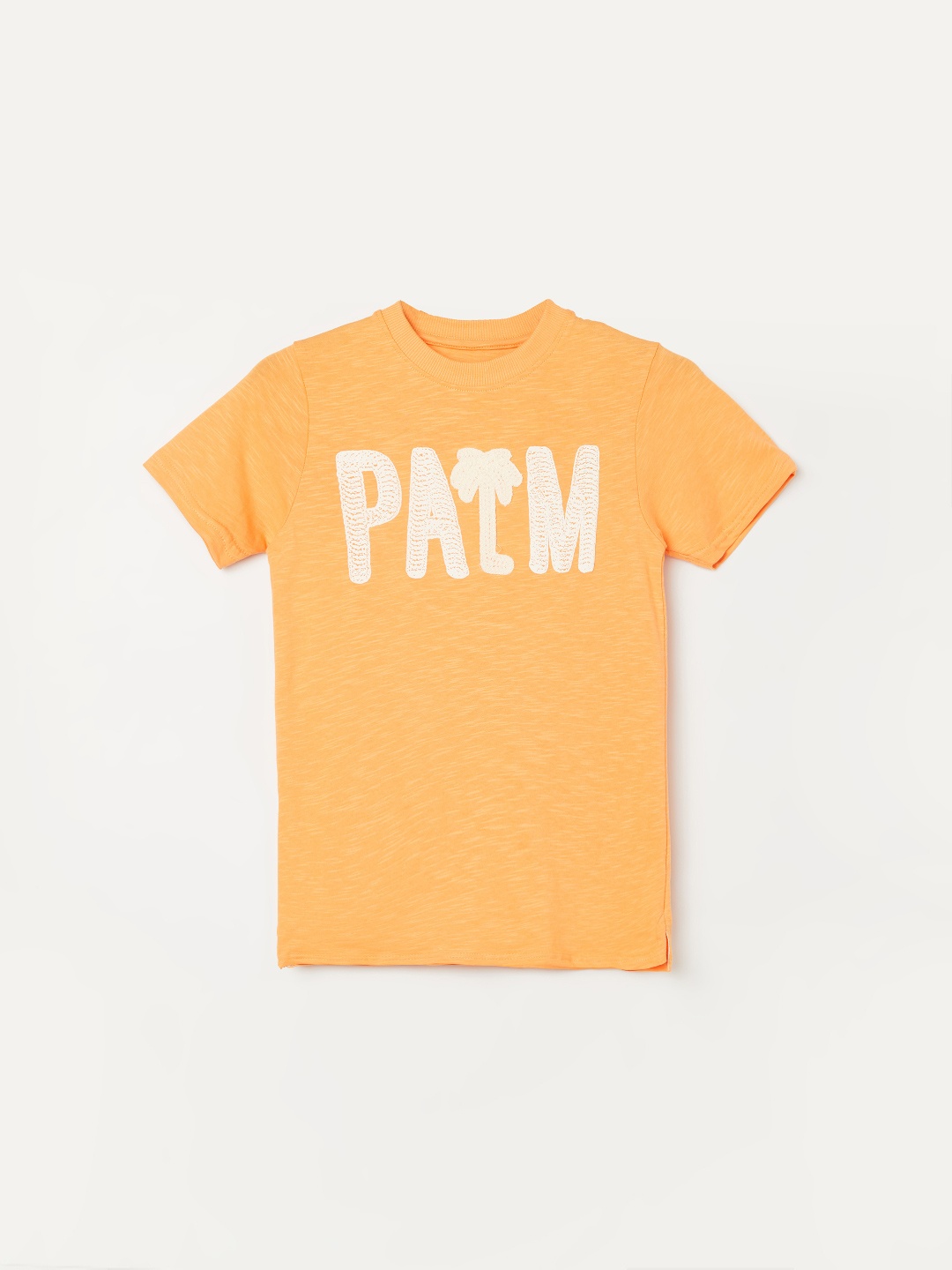 

Fame Forever by Lifestyle Boys Typography Printed Pure Cotton T-shirt, Orange