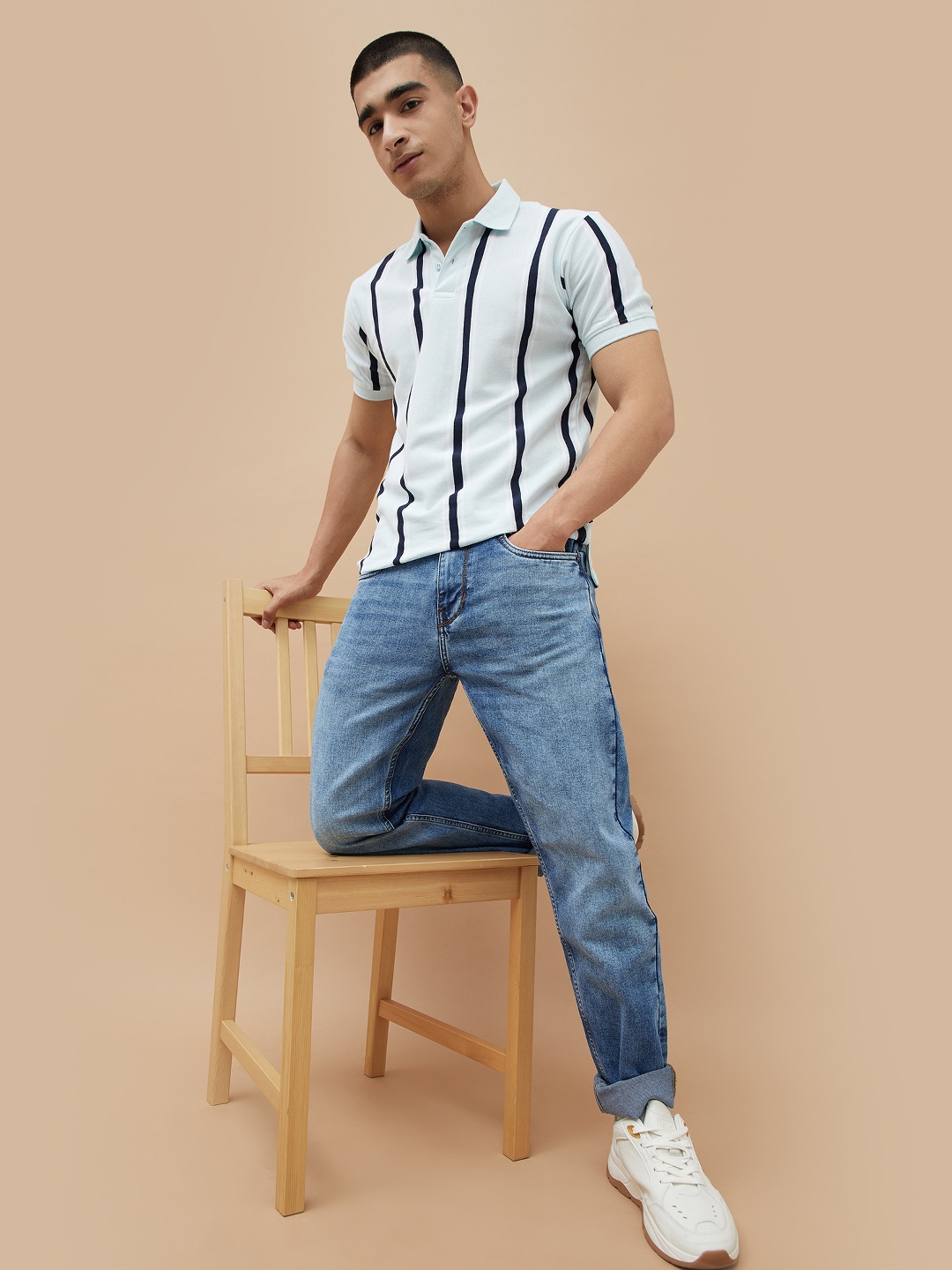 

Fame Forever by Lifestyle Men Slim Fit Light Fade Jeans, Blue