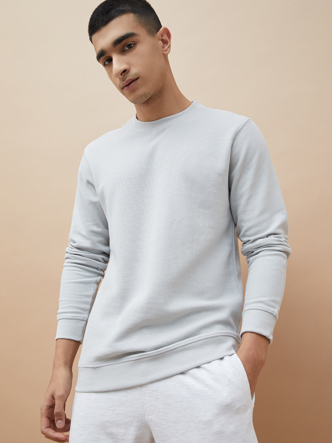 

Fame Forever by Lifestyle Men Round Neck Cotton Sweatshirt, Grey