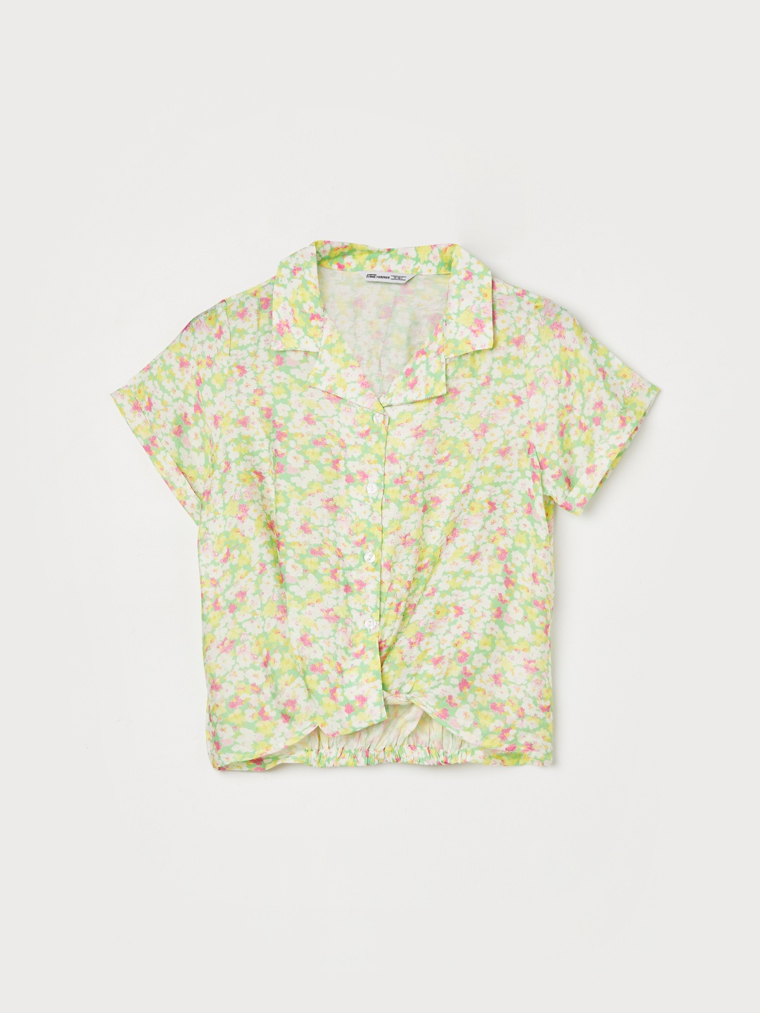 

Fame Forever by Lifestyle Floral Print Shirt Style Top, Multi