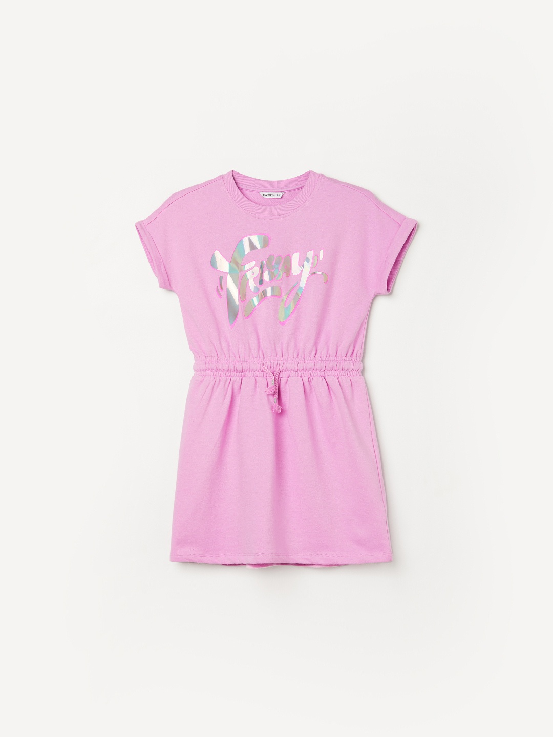 

Fame Forever by Lifestyle Print Fit & Flare Dress, Purple