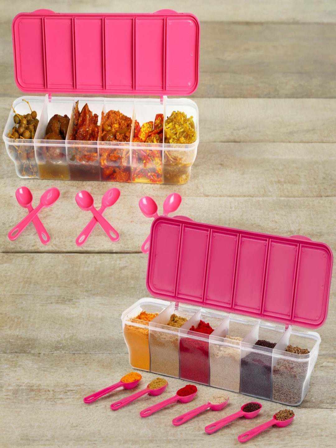 

Metrolife Pink Plastic Easy to Clean Container