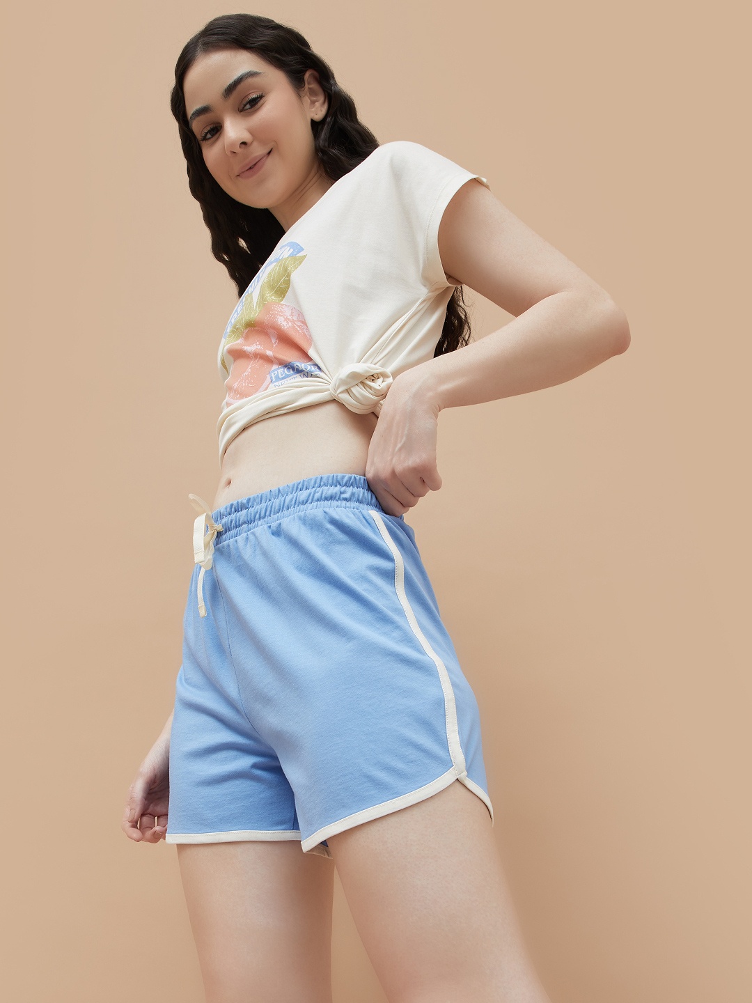 

Ginger by Lifestyle Women Denim Shorts, Blue