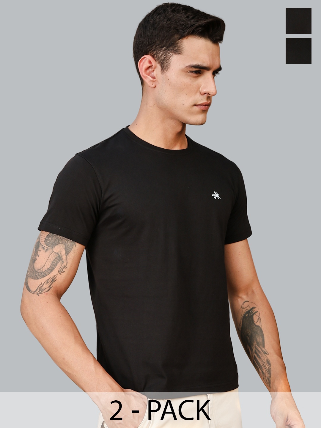 

Parcel Yard Men 2 Stretchex T-shirt, Black