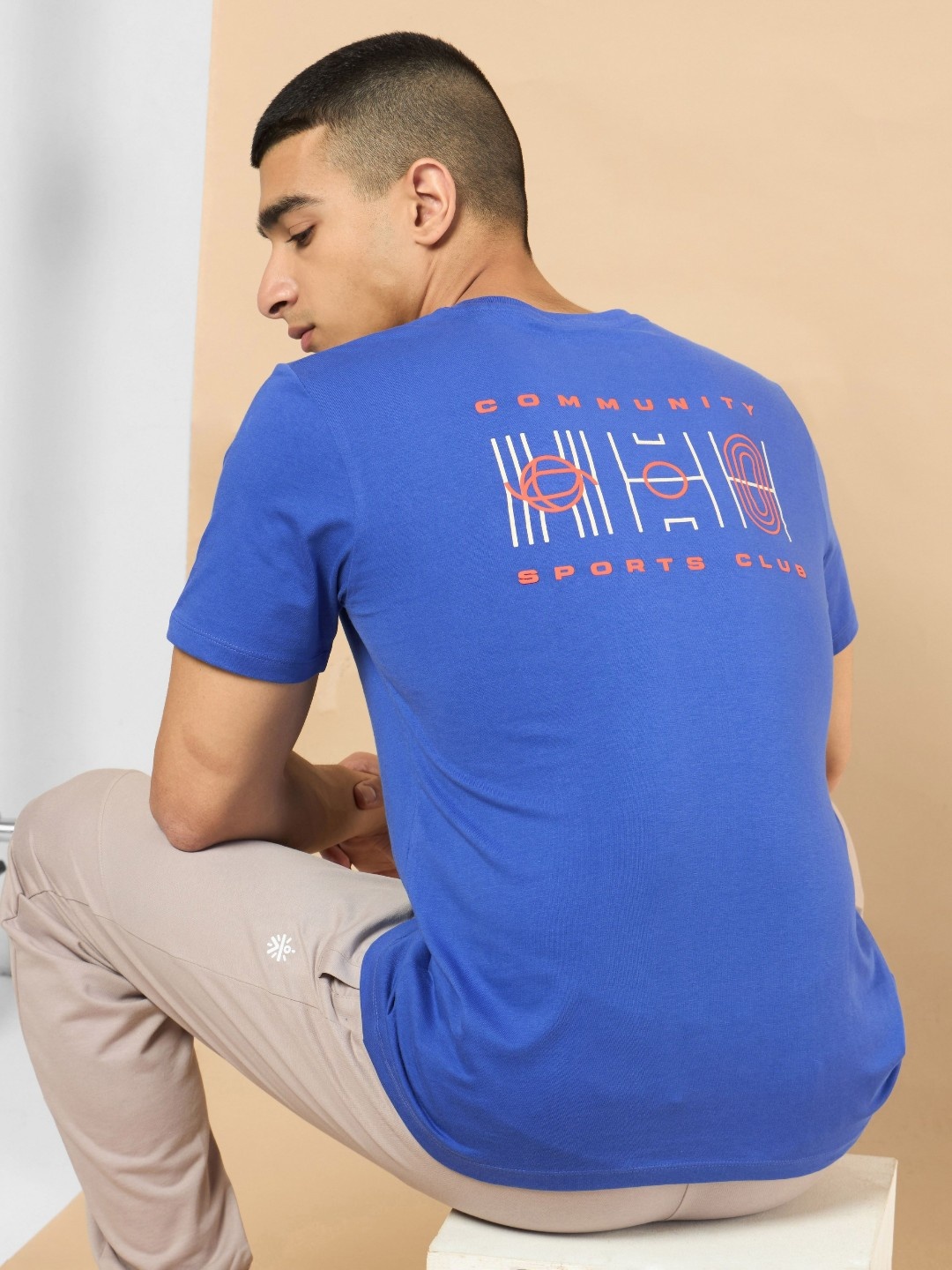 

CULT Men Blue Sports Club Graphic T-shirt