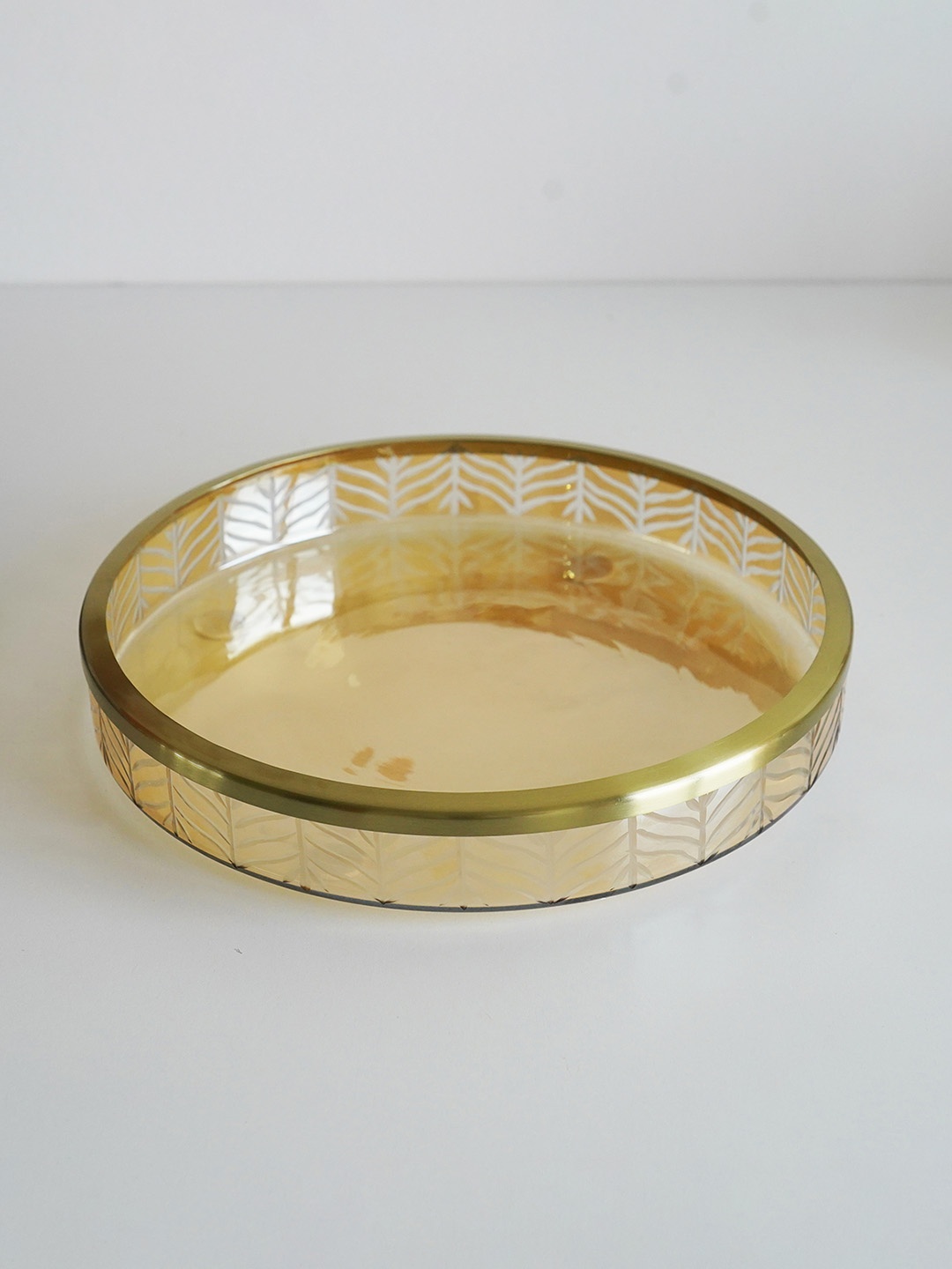 

WOODEN STREET Gold-Toned Glass Fashion