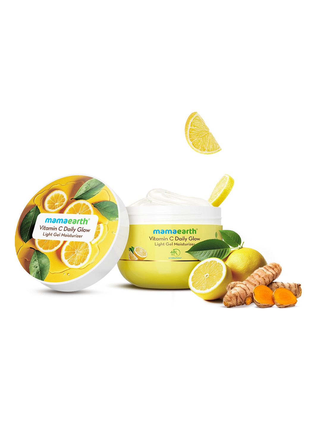 

Mamaearth Vitamin C Daily Glow Light Gel Moisturizer With Turmeric - 200 g, White