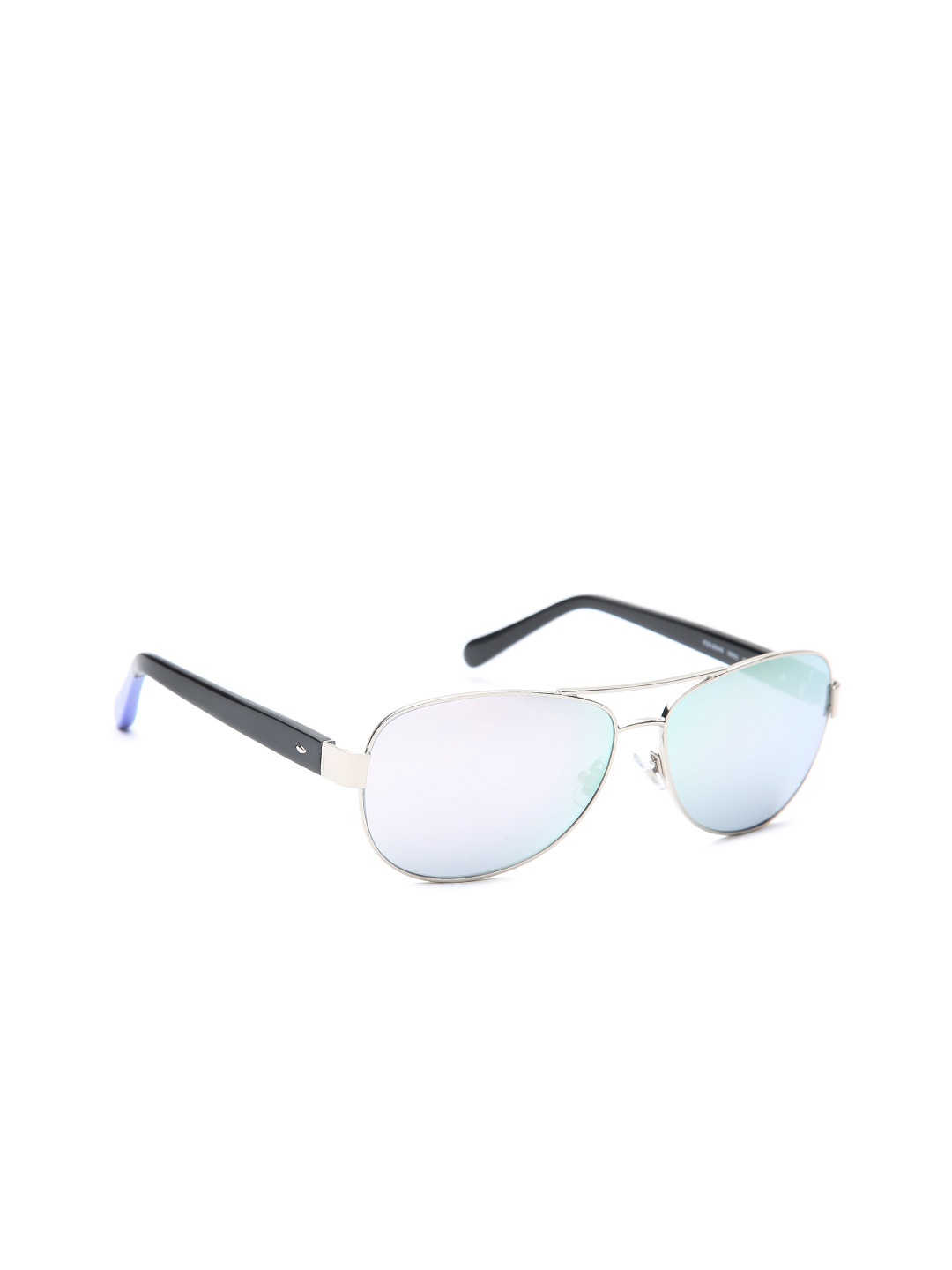 

Fossil Women Mirrored Oval Sunglasses FOS 2004/S 09X 583J, Blue