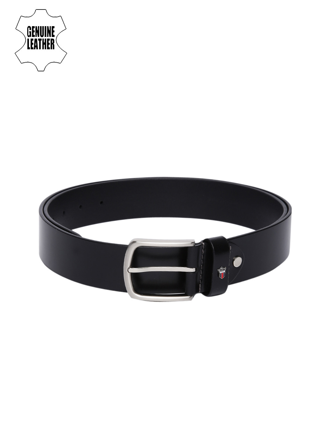 

Louis Philippe Men Black Genuine Leather Belt