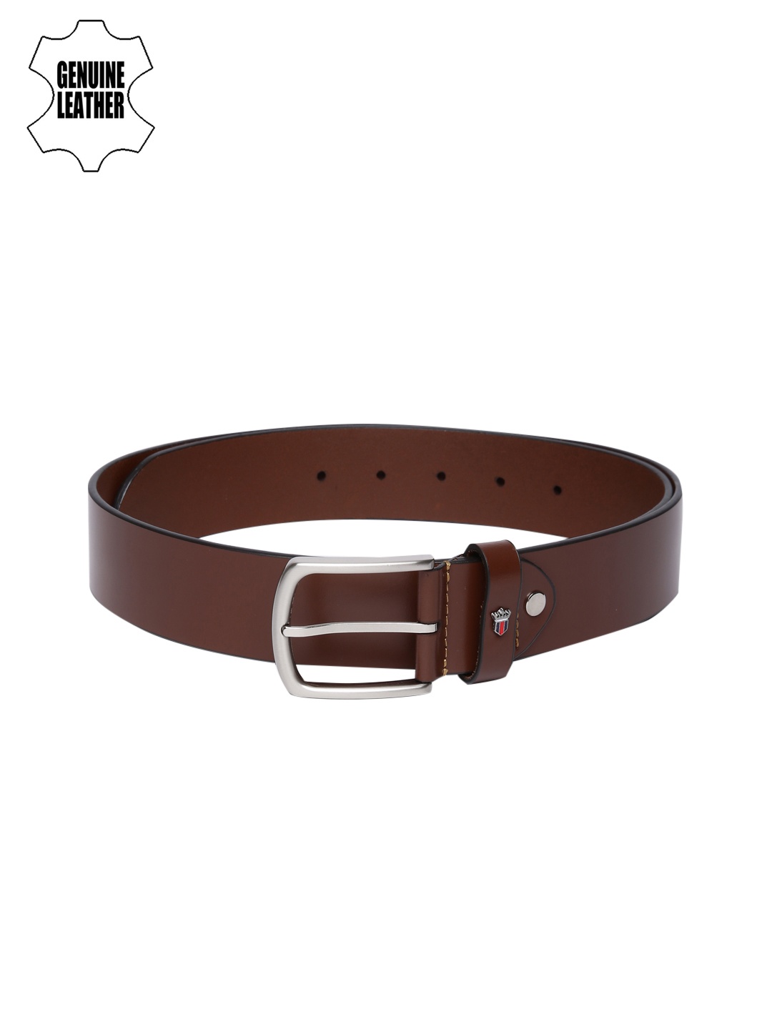 

Louis Philippe Men Brown Genuine Leather Belt