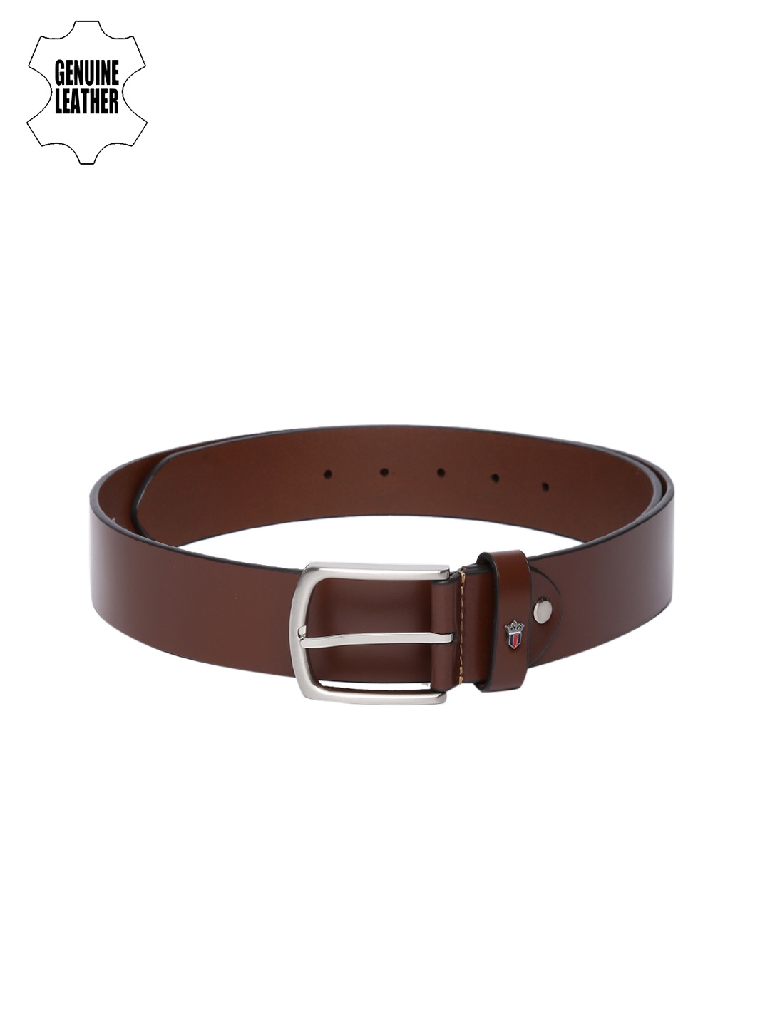

Louis Philippe Men Tan Brown Leather Belt
