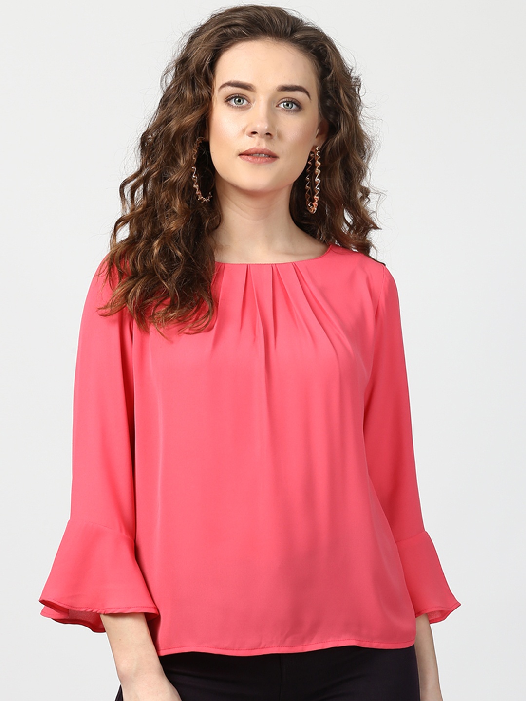 

Harpa Women Pink Solid Top