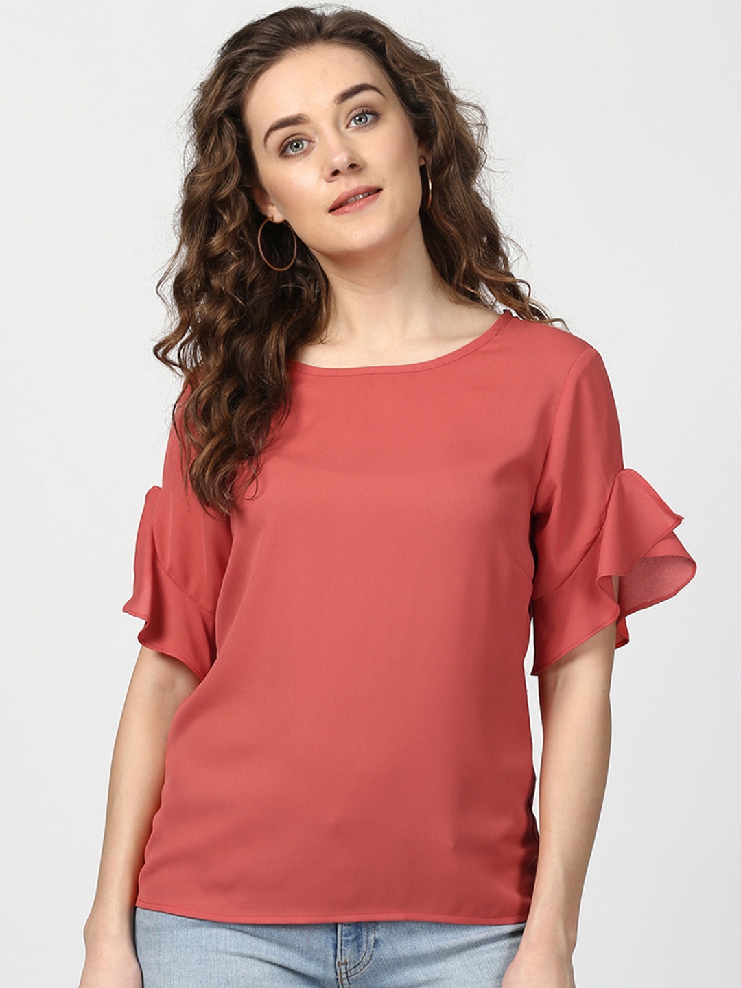 

Harpa Women Rust Solid Top