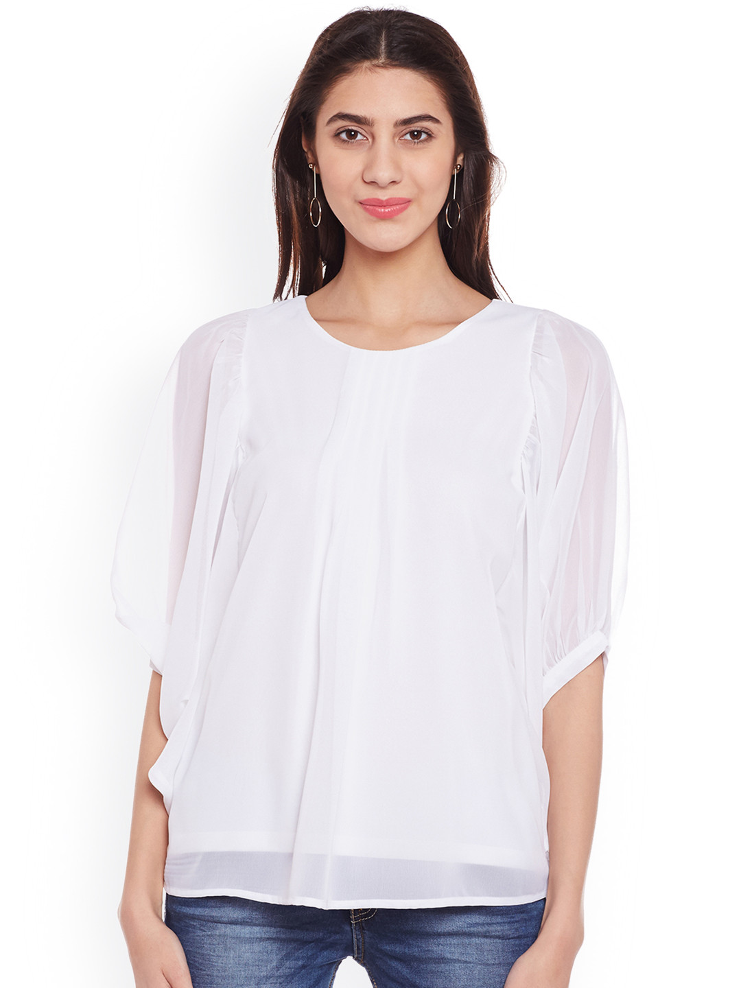 

Oxolloxo Women White Solid Top