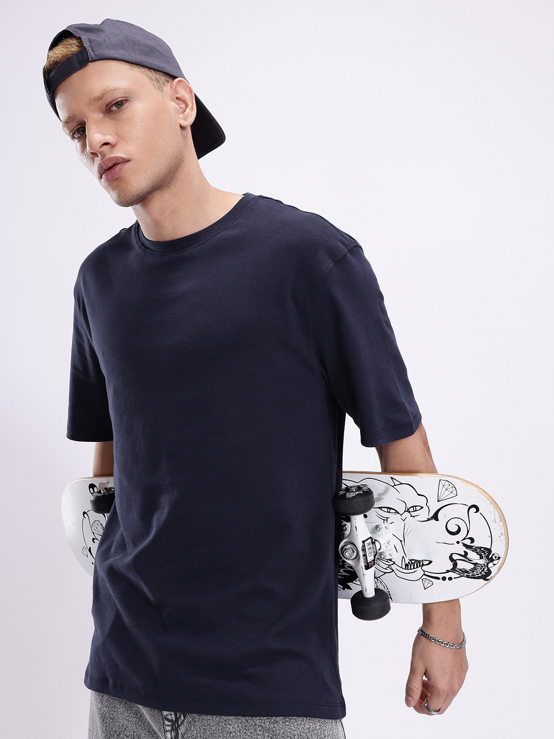 Kook N Keech Solid Relaxed Fit T-shirt