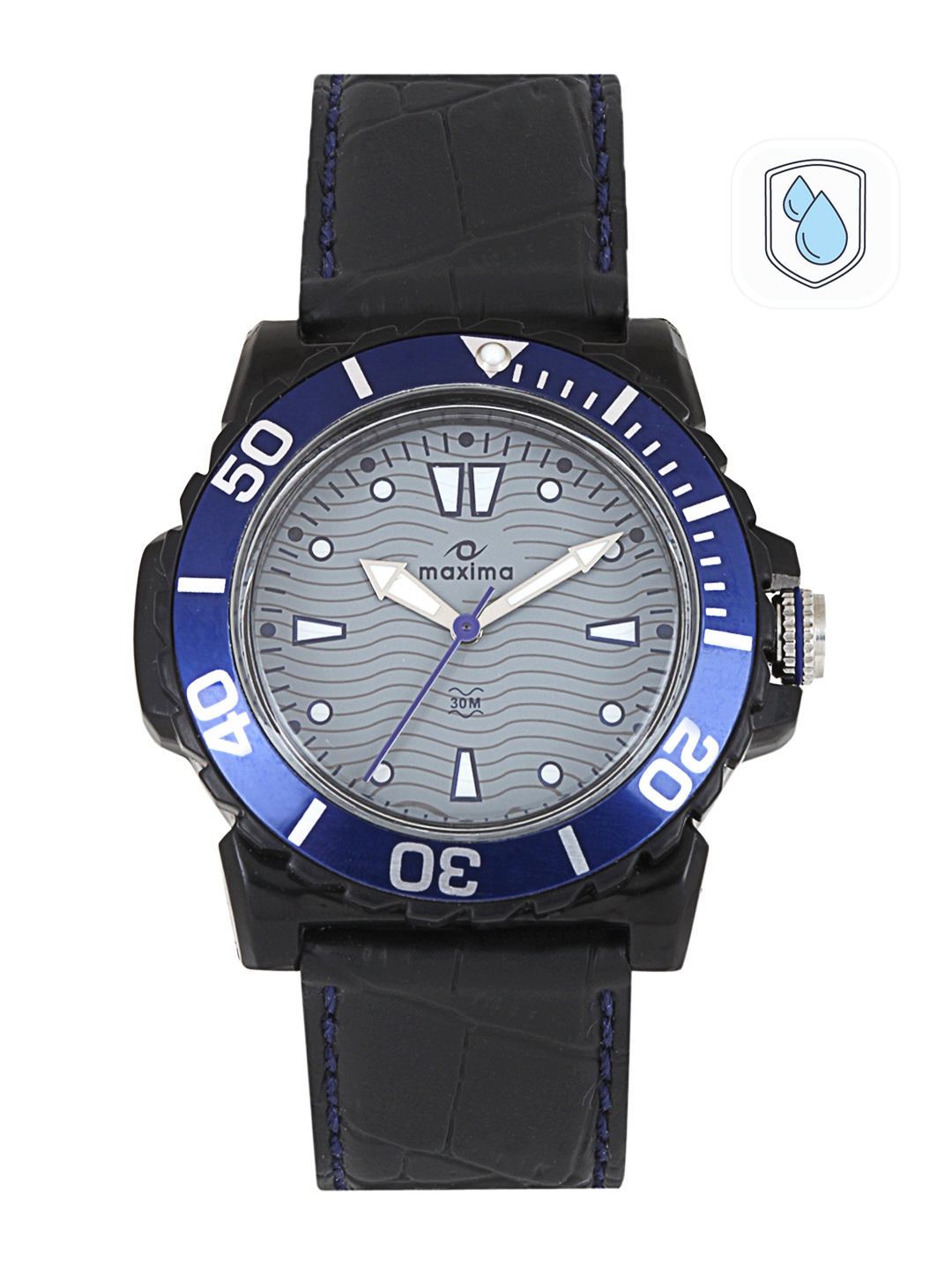 

Maxima Men Grey Dial Watch 31186LPGW