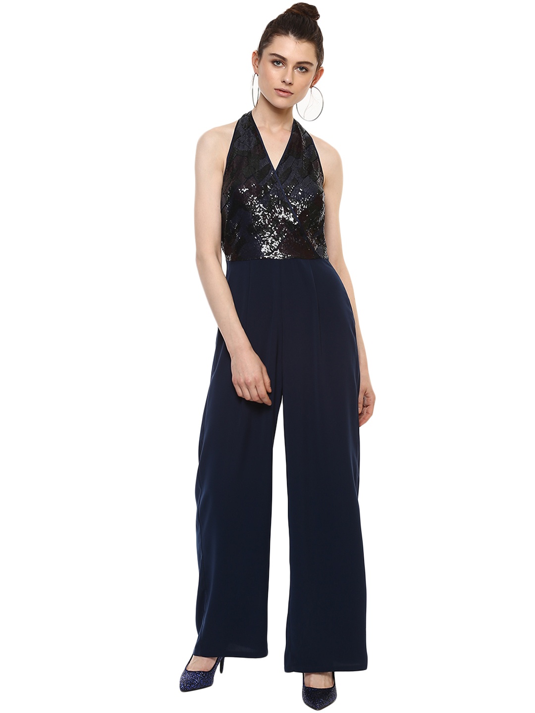 

Kazo Women Navy Blue Jumpsuit