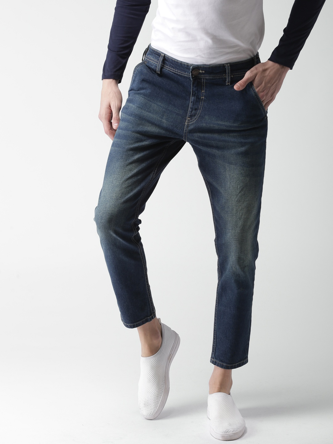 

HIGHLANDER Men Blue Slim Fit Mid-Rise Clean Look Stretchable Jeans