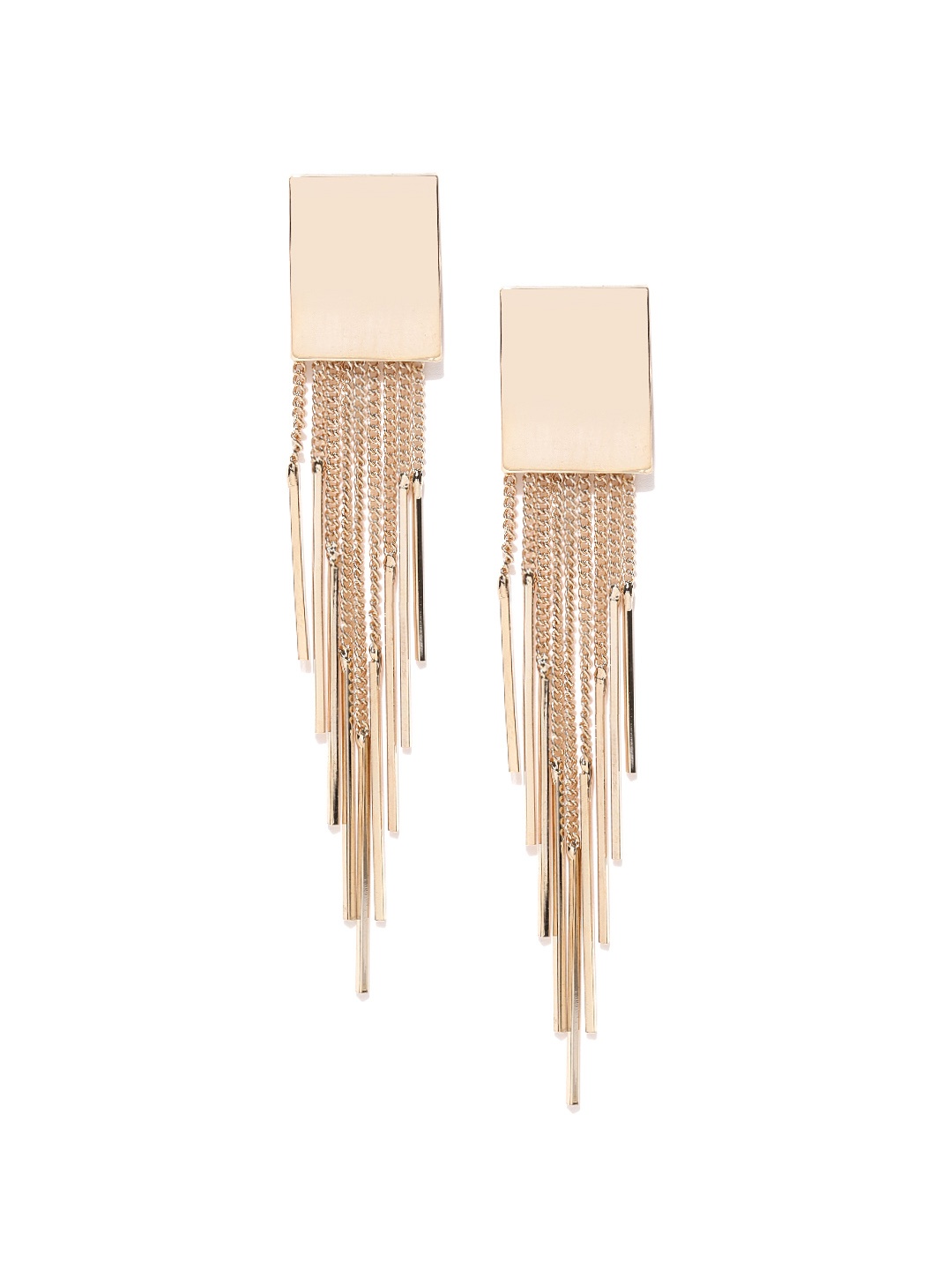 

Jewels Galaxy Gold-Plated Luxuria Handcrafted Contemporary Drop Earrings