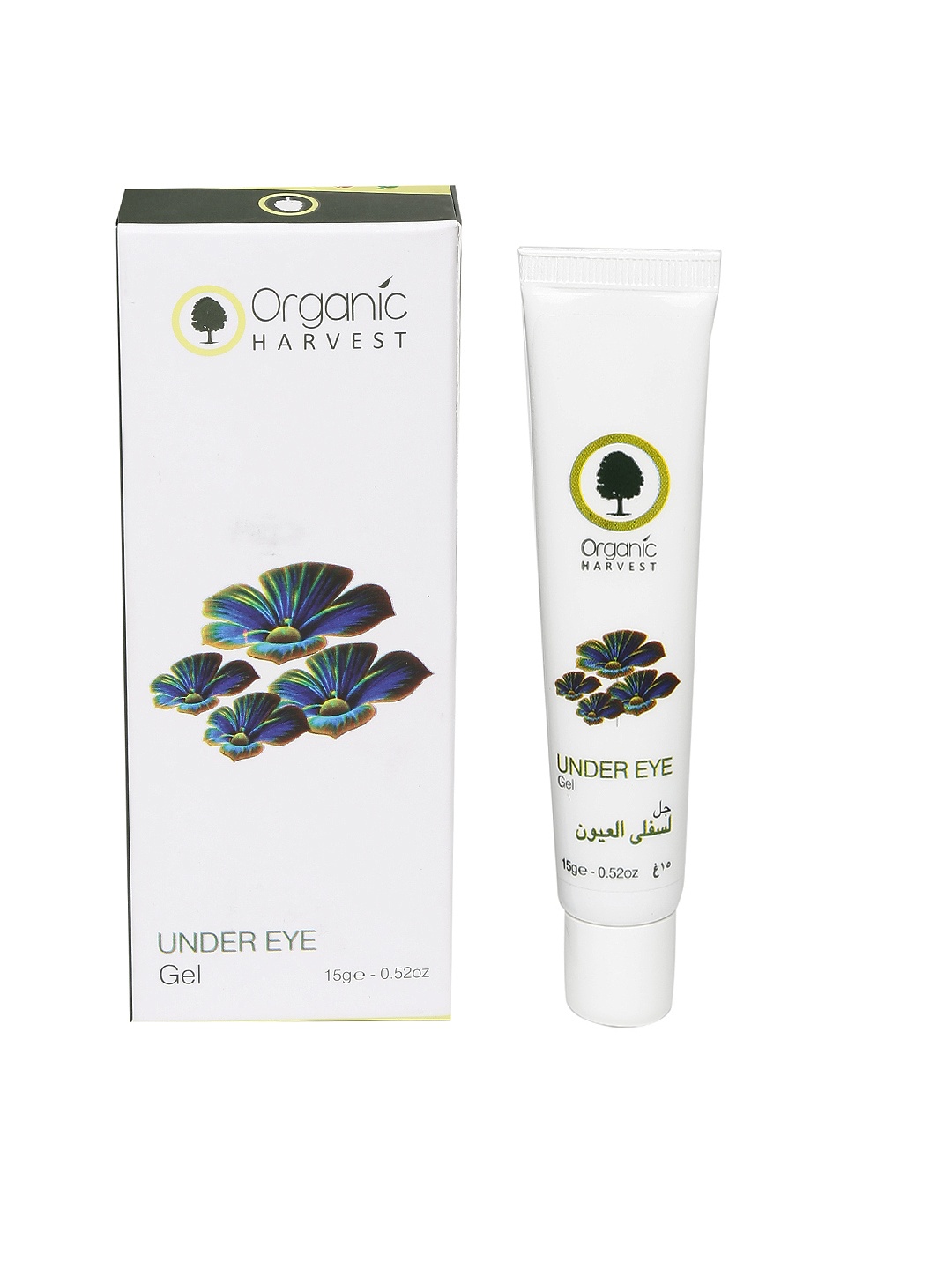 

Organic Harvest Unisex Under Eye Gel 15 g, White