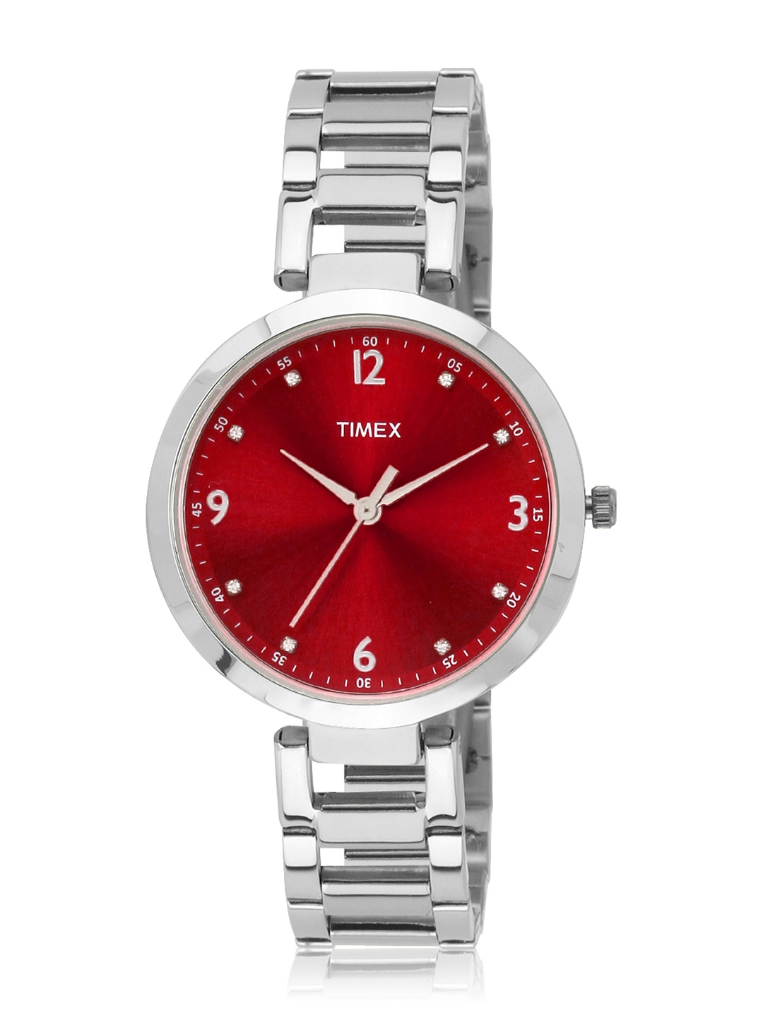 

Timex Women Red Analogue Watch - TW000X203