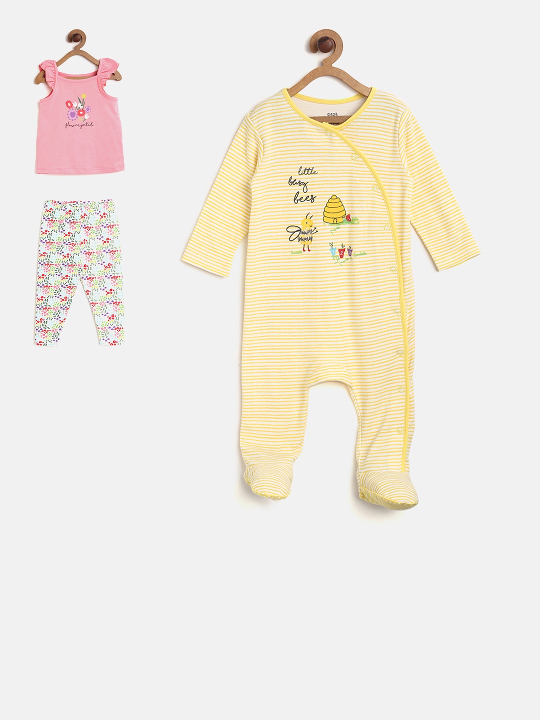 

MINI KLUB Pack Of Two Clothing Set, Yellow