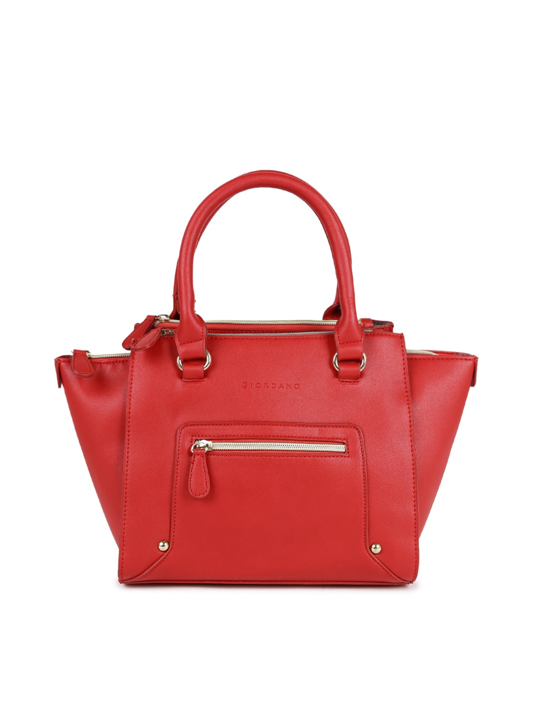 

GIORDANO Red Solid Handheld Bag