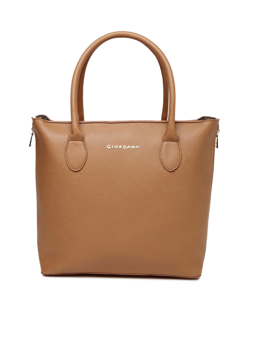 

GIORDANO Brown Solid Tote Bag