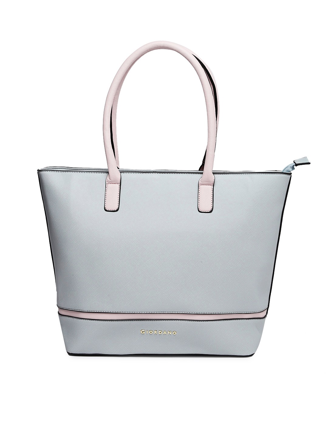 

GIORDANO Grey Textured Tote Bag