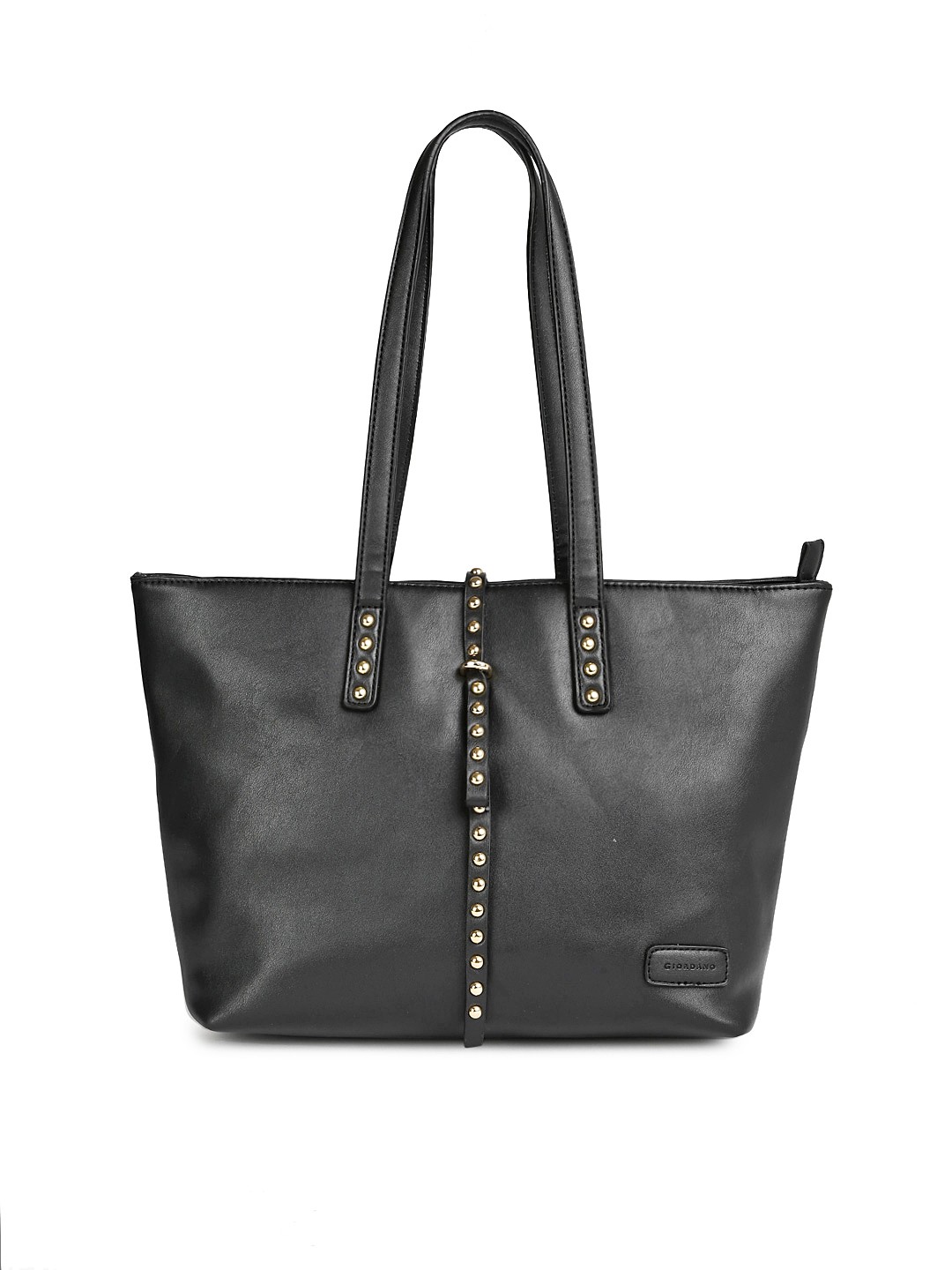 

GIORDANO Black Solid Studded Shoulder Bag