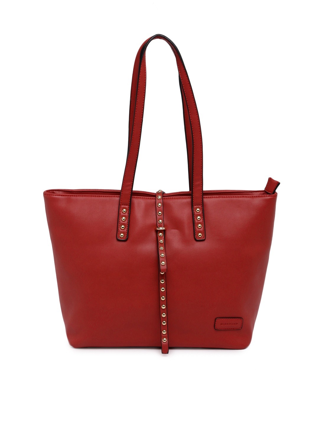 

GIORDANO Red Solid Studded Shoulder Bag