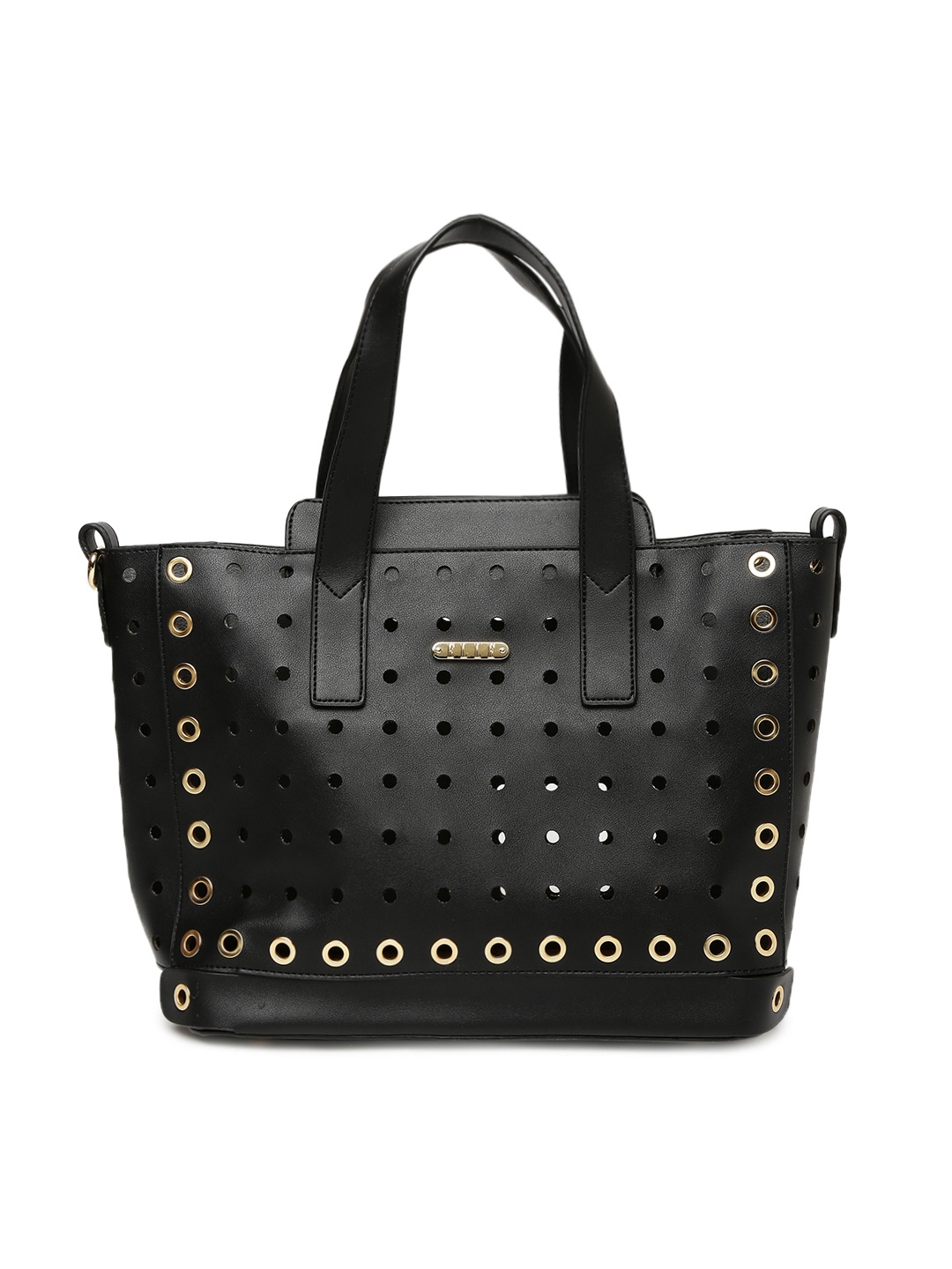 

ELLE Black Embellished Tote Bag