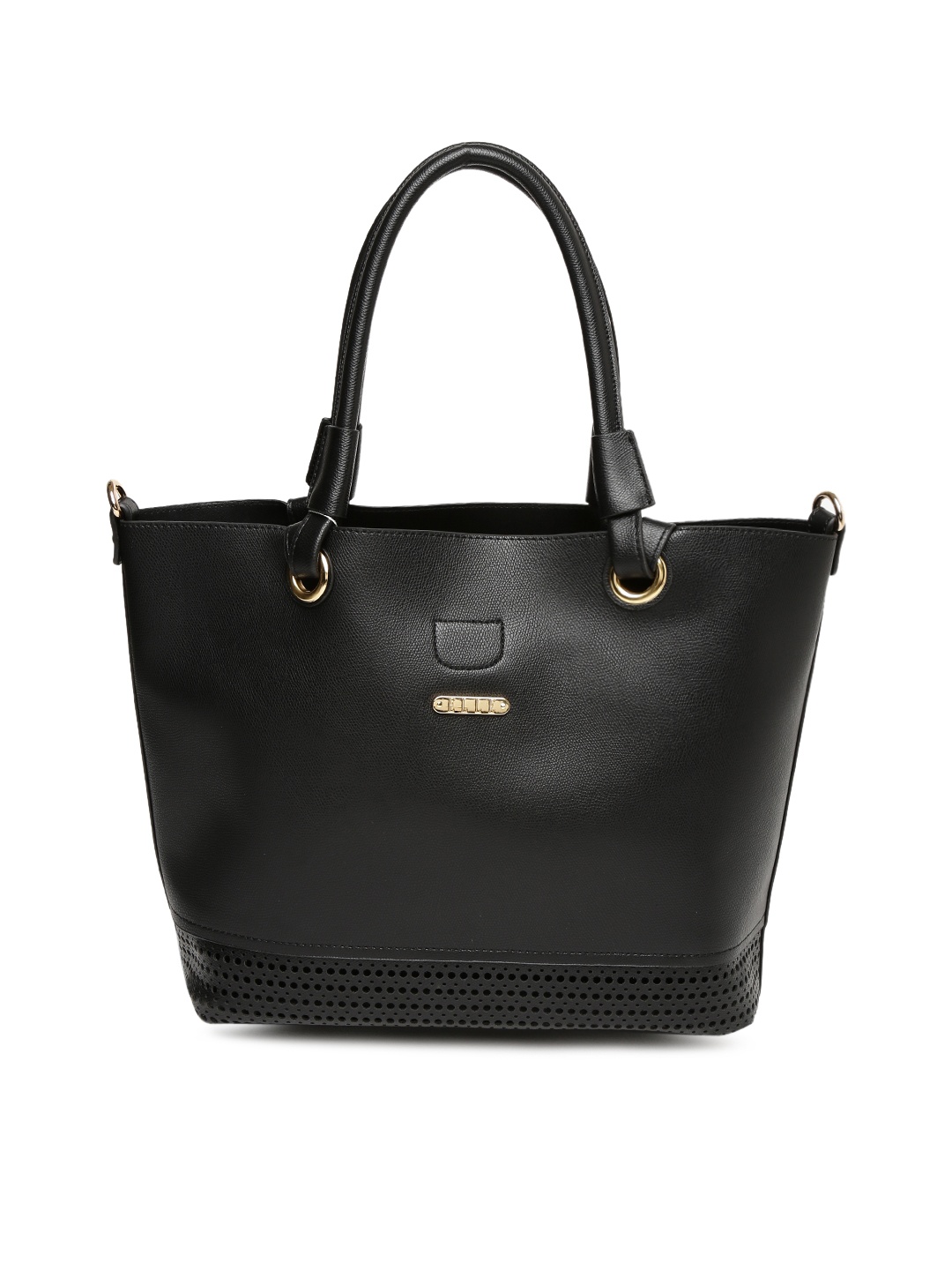 

ELLE Black Solid Shoulder Bag