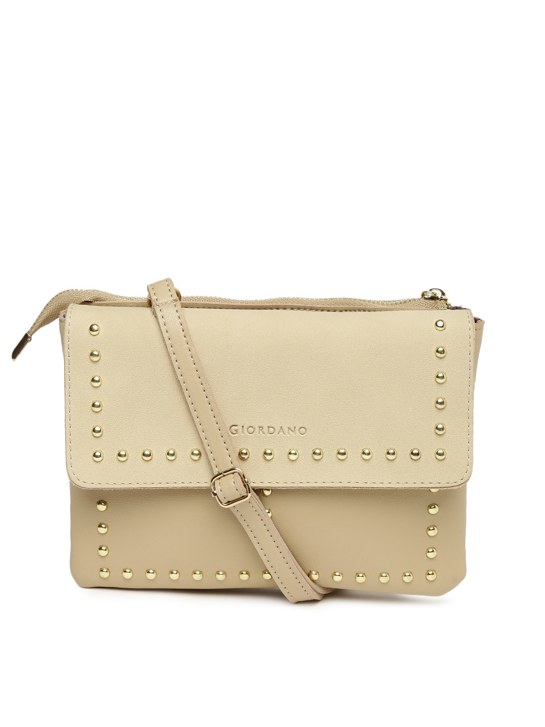 

GIORDANO Beige Studded Sling Bag