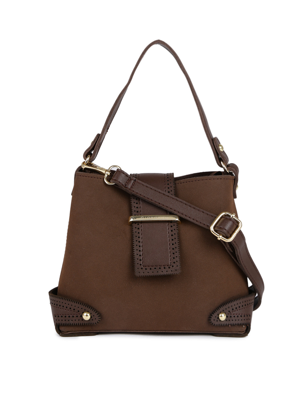 

GIORDANO Coffee Brown Solid Sling Bag