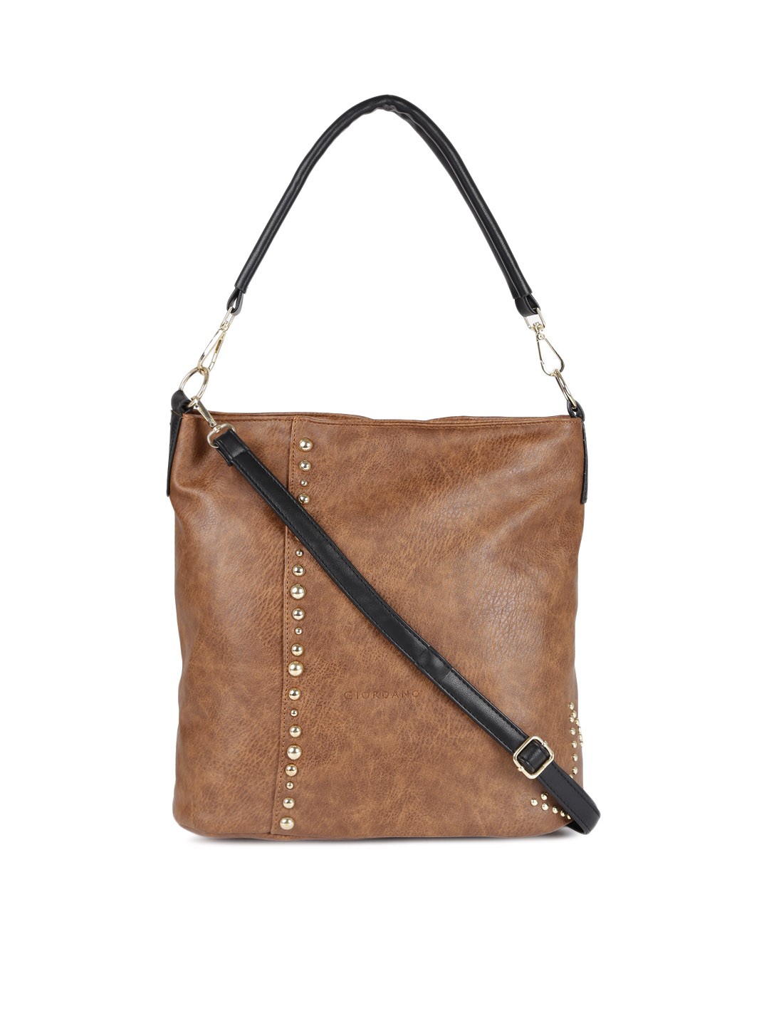 

GIORDANO Brown Solid Hobo Bag