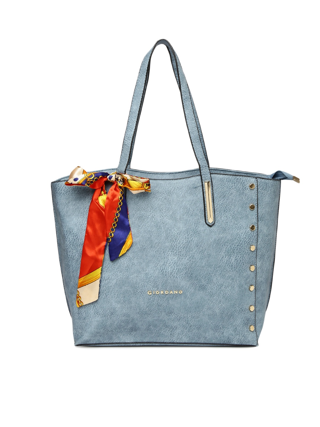 

GIORDANO Blue Solid Tote Bag