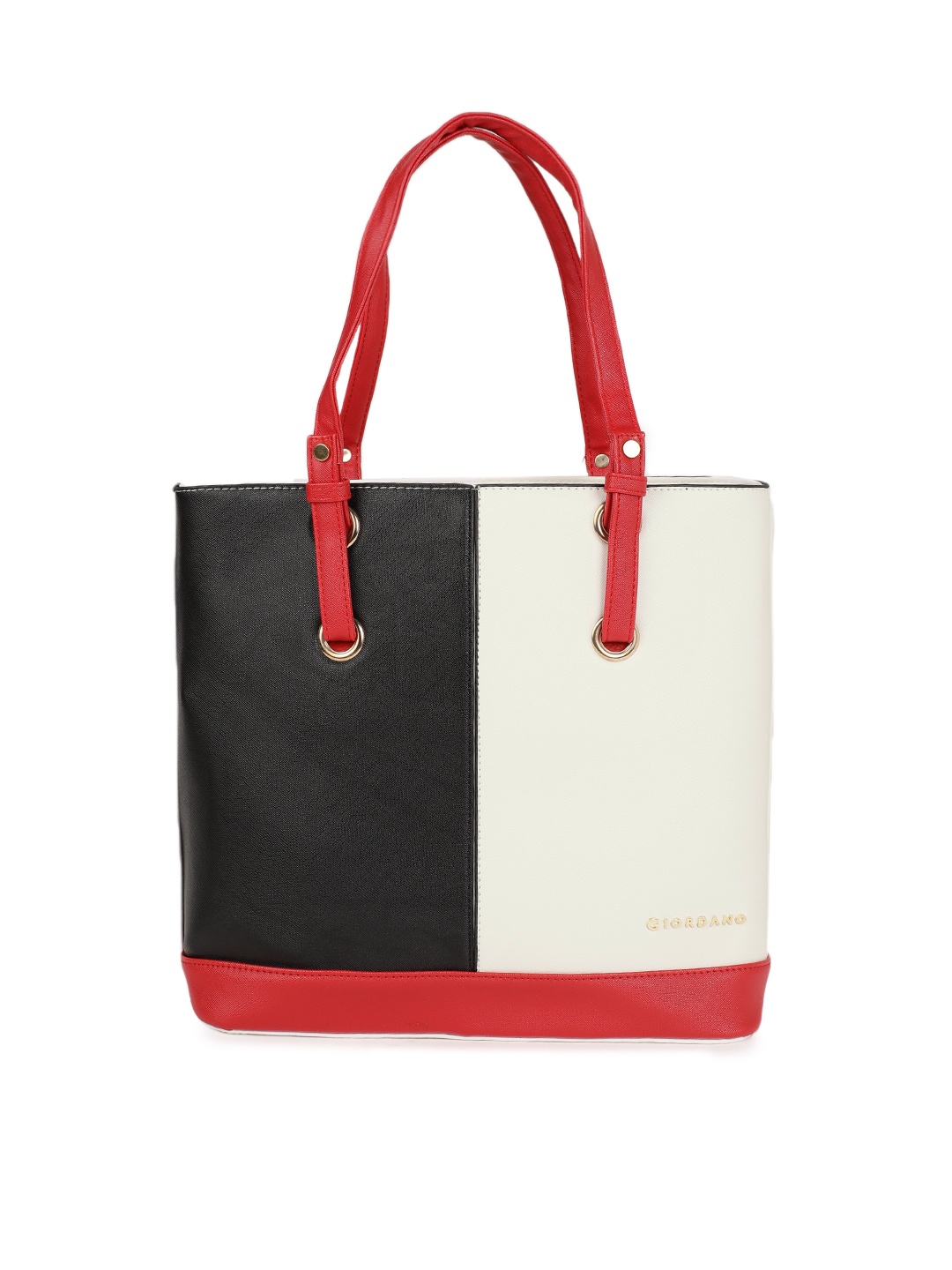 

GIORDANO Black & White Colourblocked Shoulder Bag