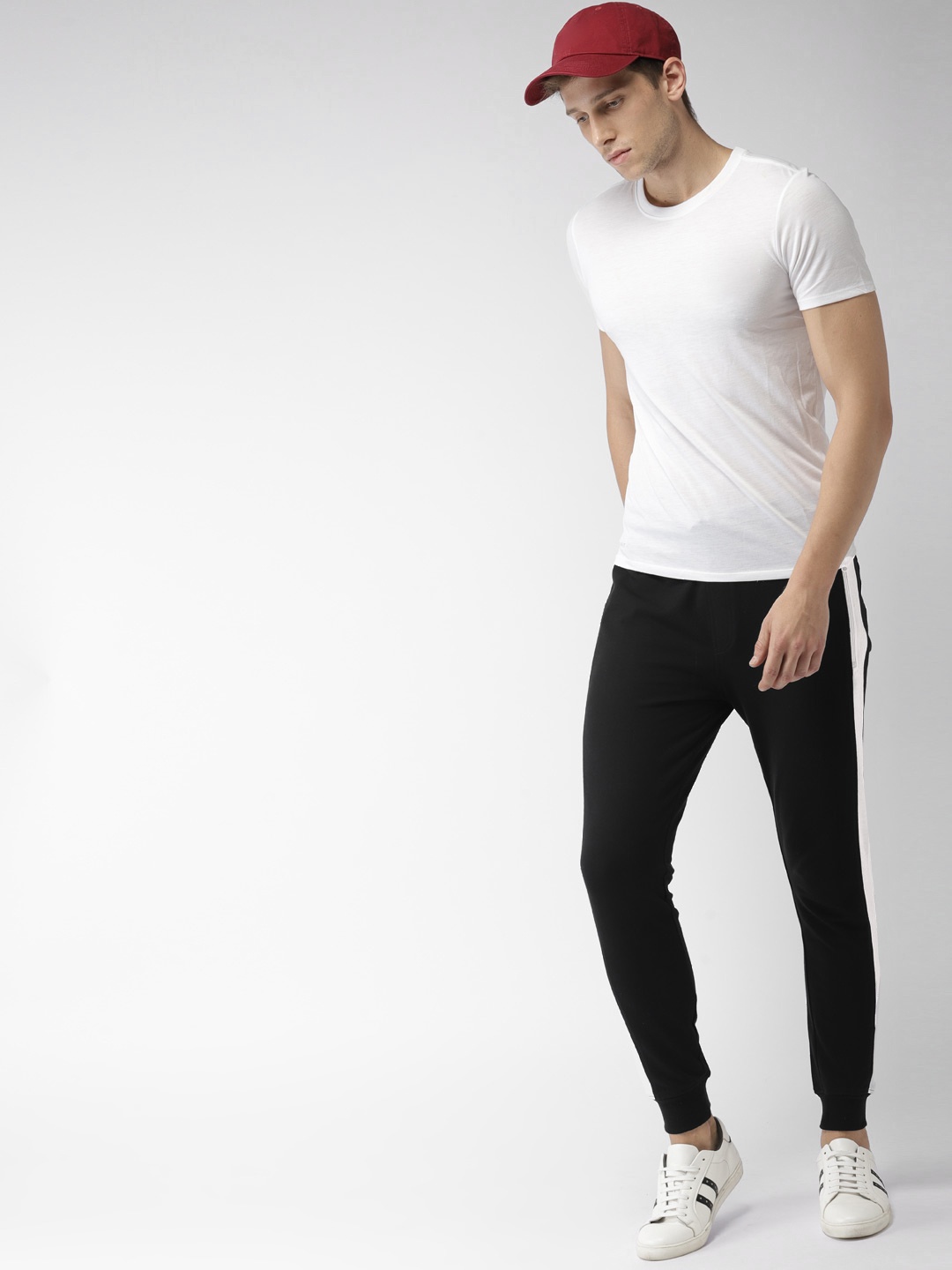 

Harvard Black Solid Joggers