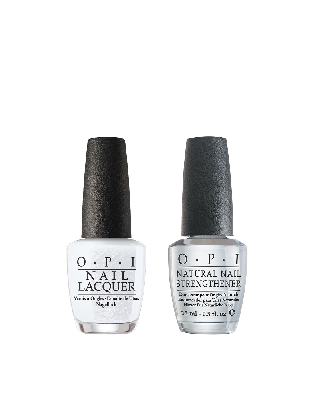 

O.P.I Set of Nail Lacquer & Nail Strengthener, Silver