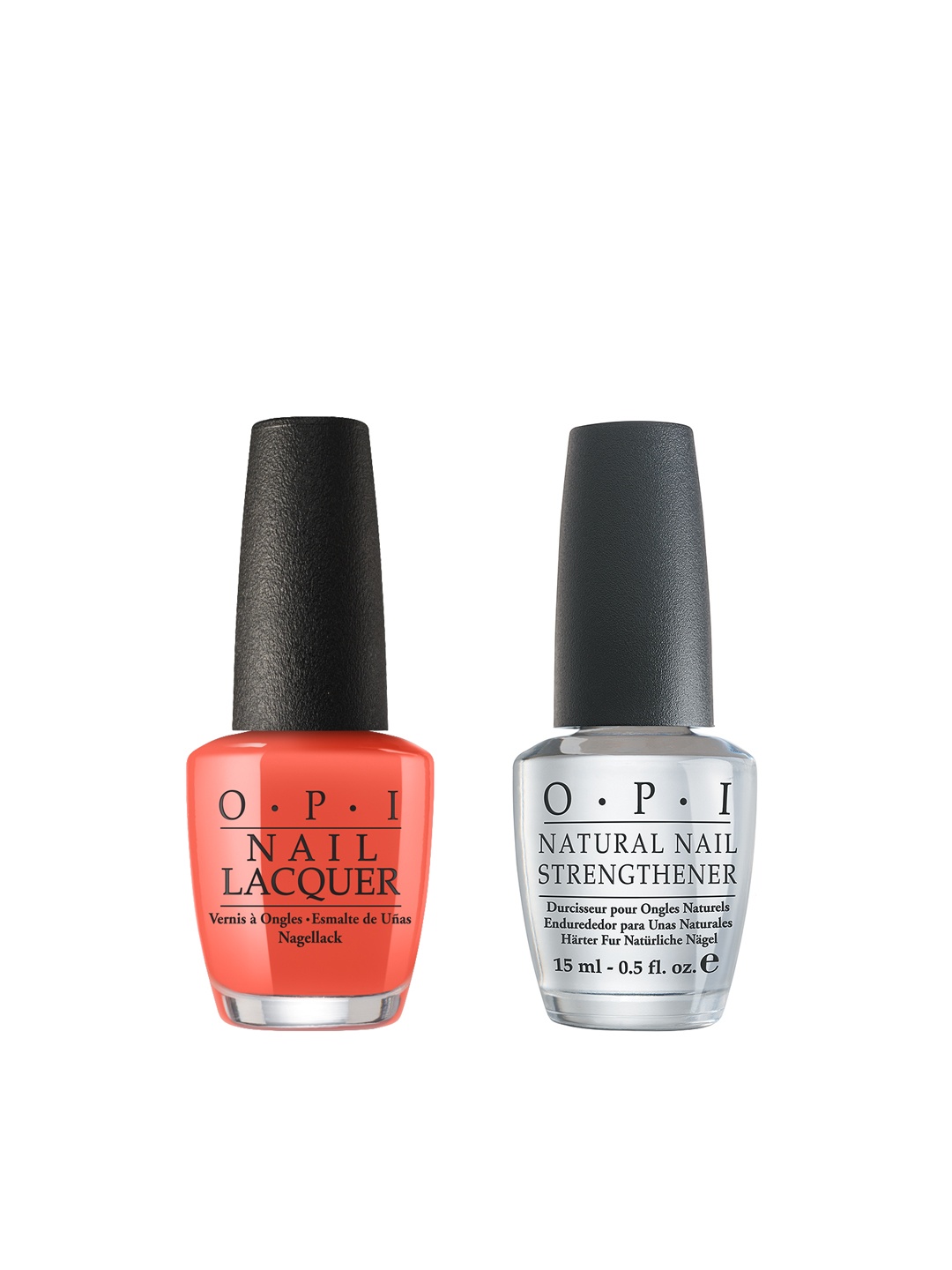 

O.P.I Nail Polish & Nail Strengthener, Red
