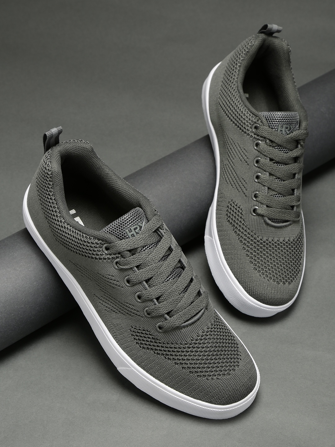 

HRX by Hrithik Roshan Men Grey Fly Sneakers