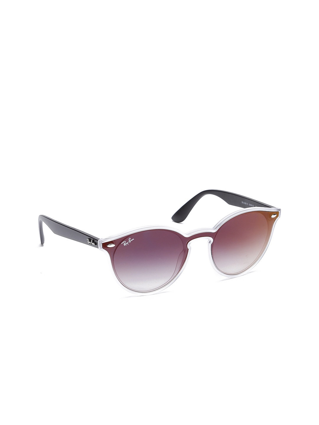 

Ray-Ban Unisex Round Sunglasses 0RB4380N6355U037, Purple