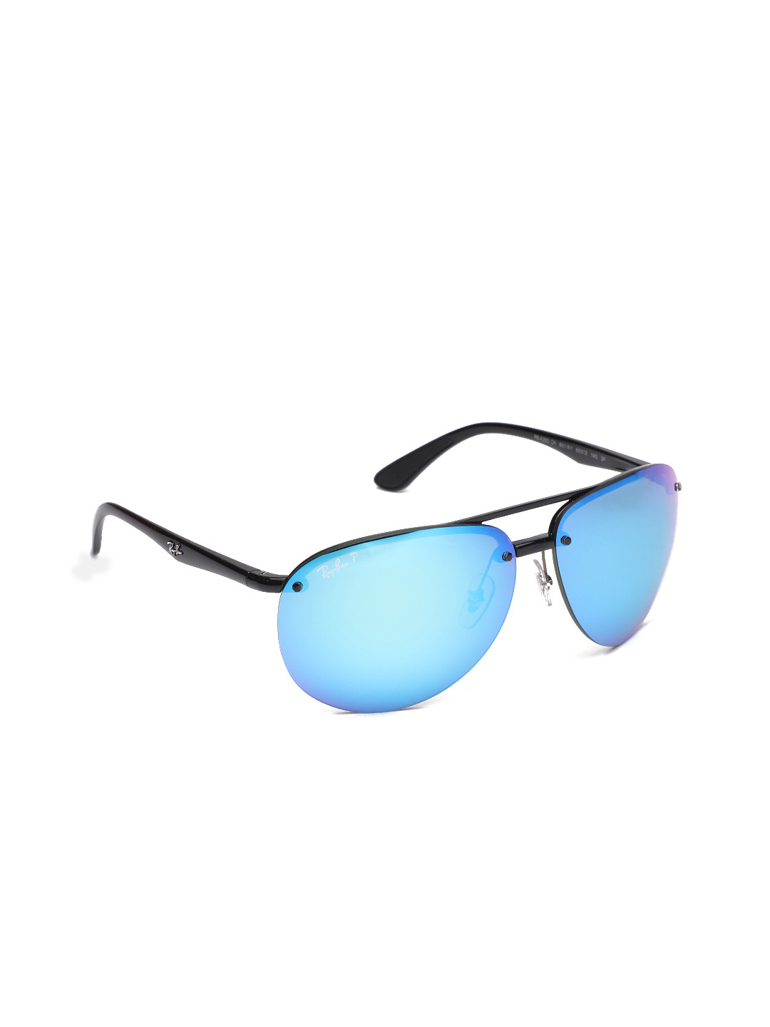 

Ray-Ban Men Mirrored Aviator Sunglasses 0RB4293CH601/A164, Blue
