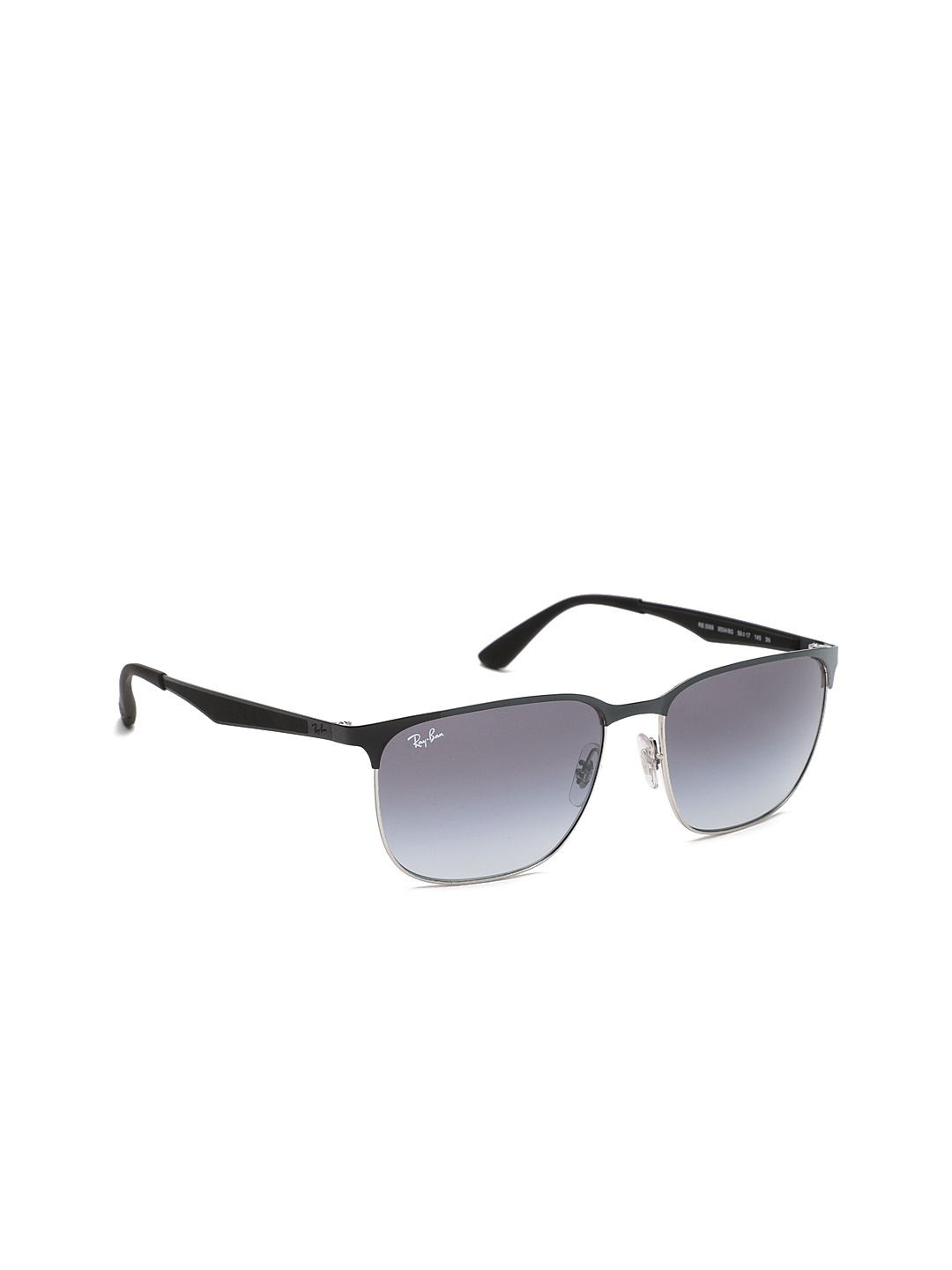

RAY-BAN Unisex Gradient Lens Square Sunglasses - 0RB356990048G59, Black